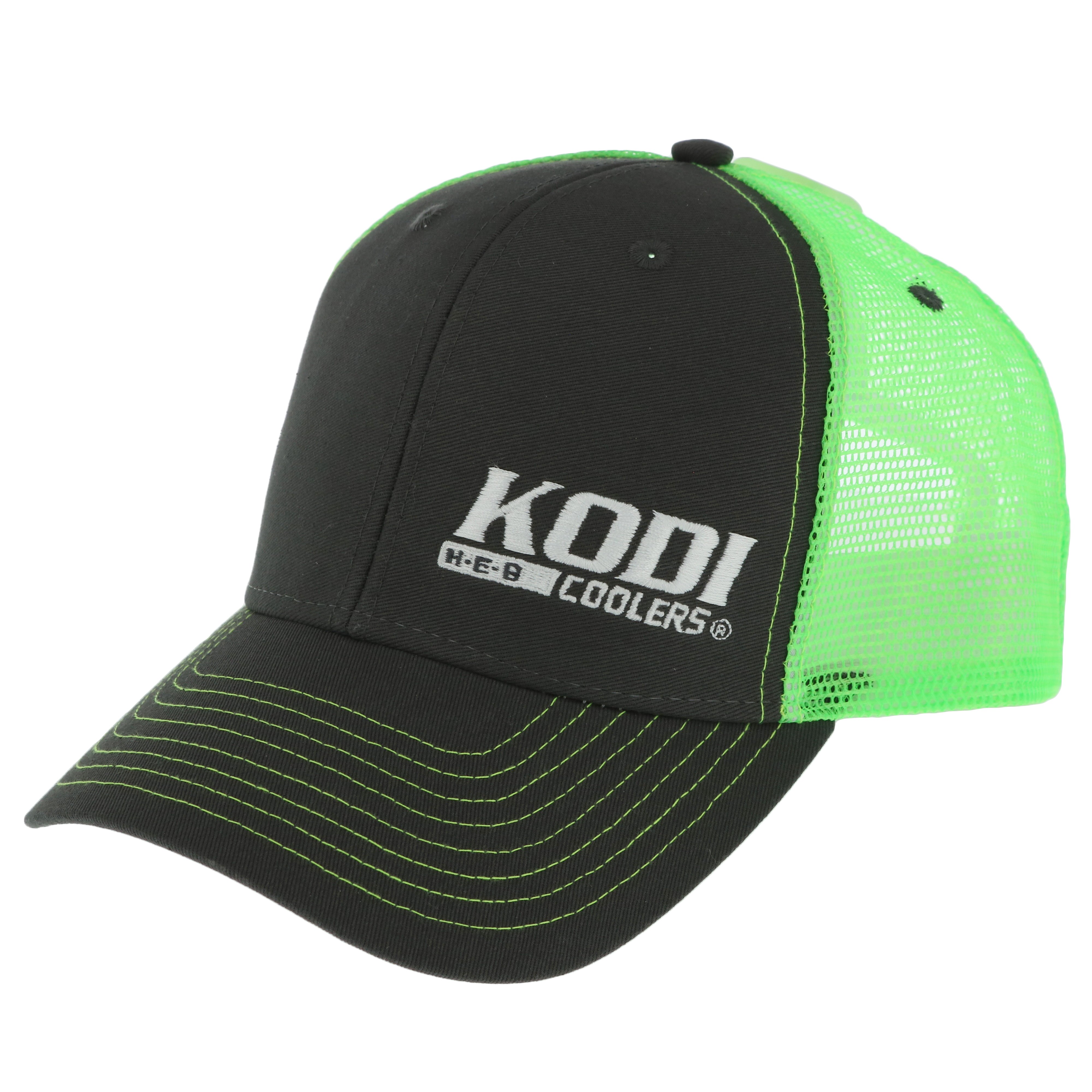 KODI Dark Gray/Neon Green Sideline Cap - Shop Hats at H-E-B