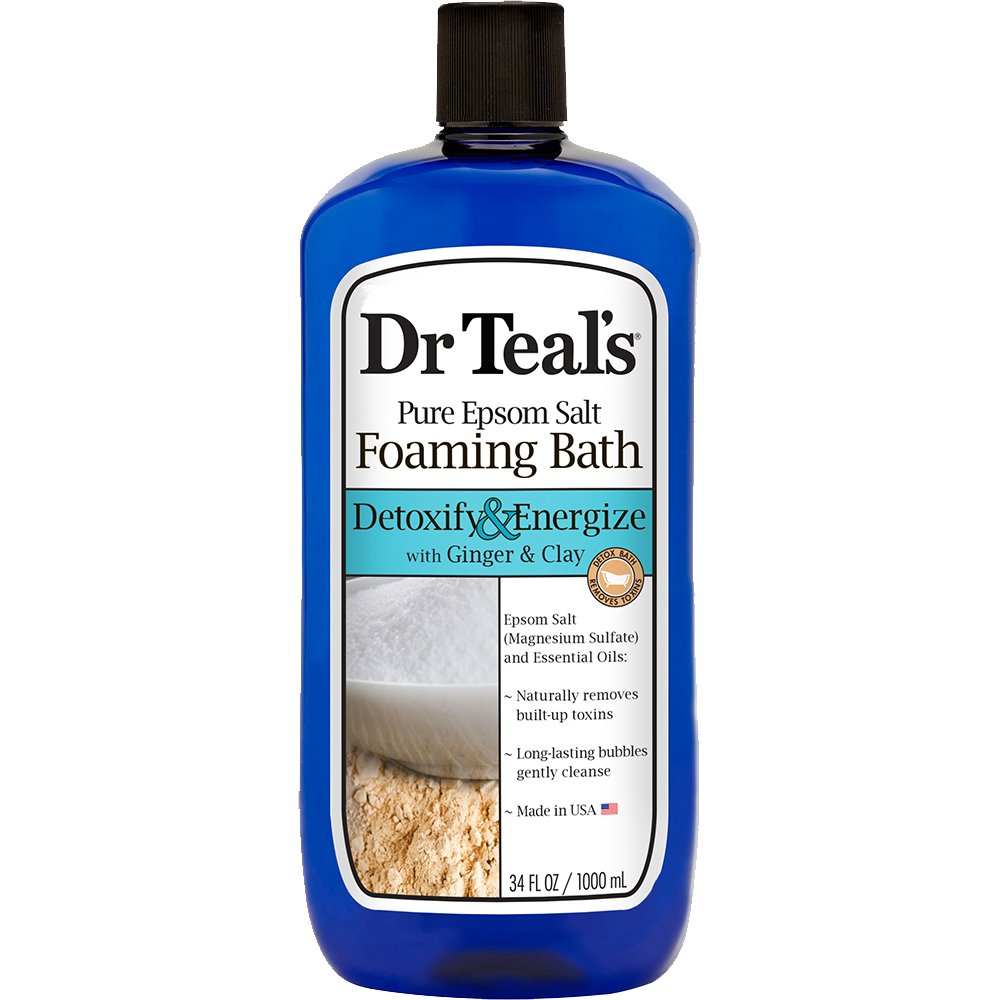 Dr Teal's Pure Epsom Salt Foam Bath Detox & Energize Shop Bubble bath
