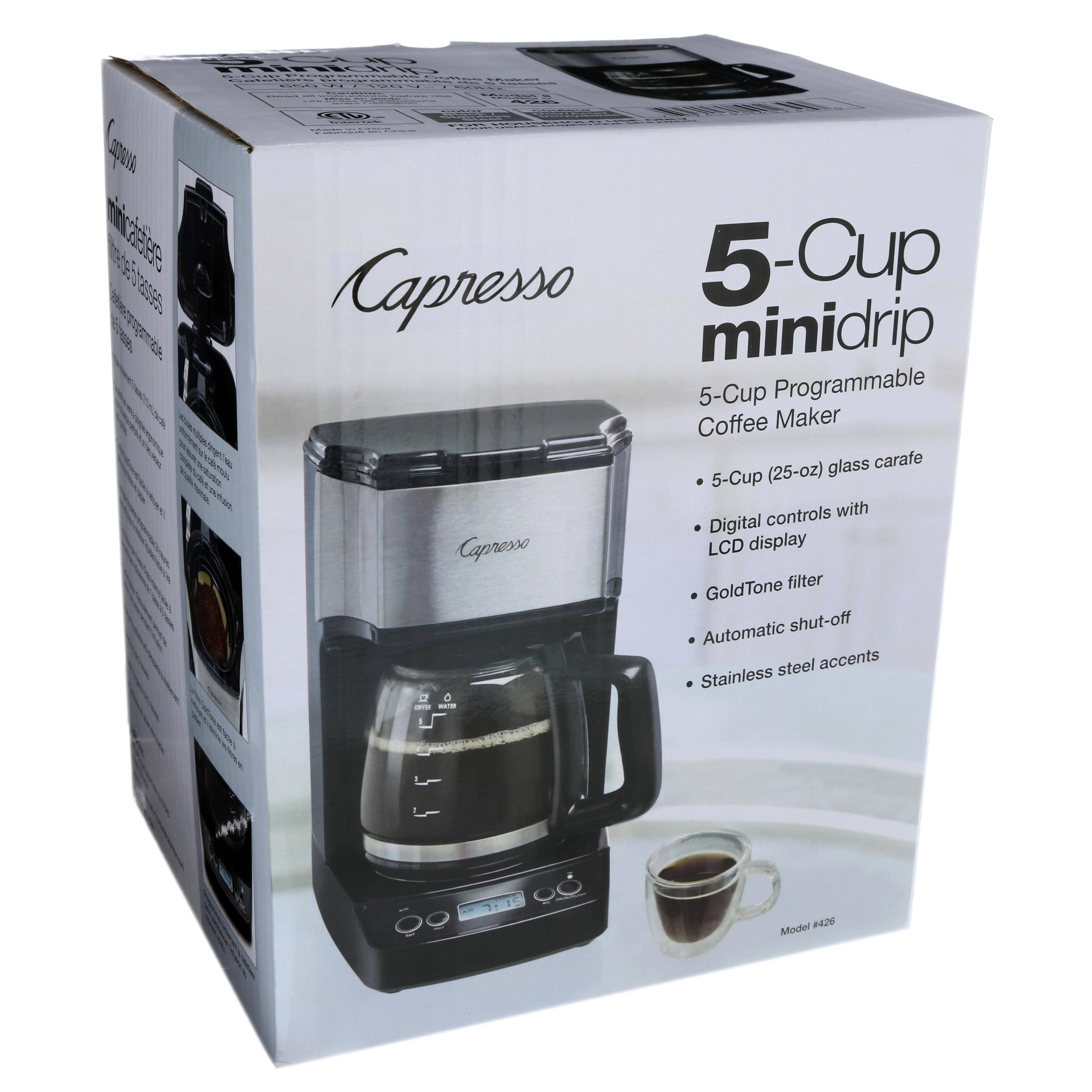 Capresso 5 shop cup coffee maker