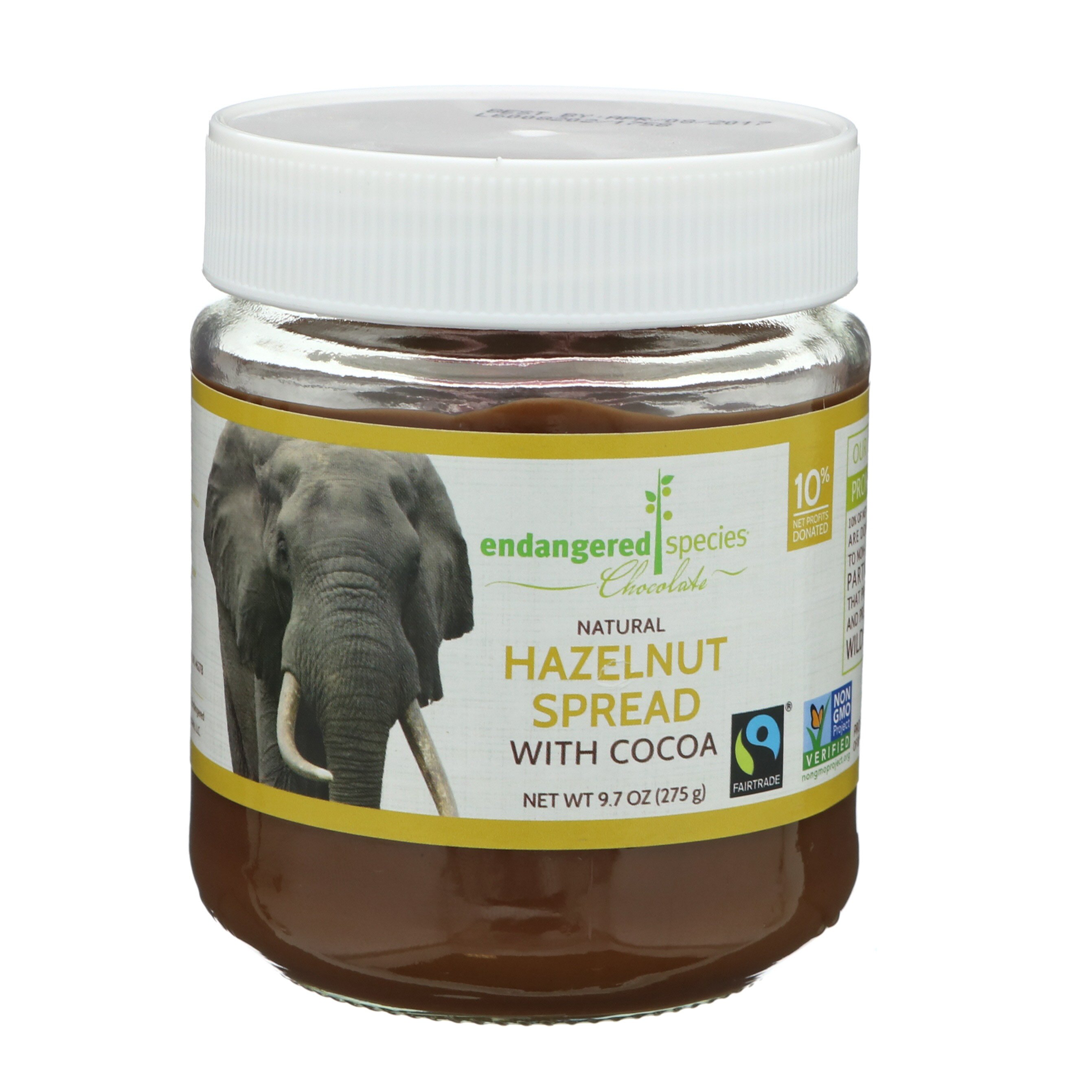 Endangered Species Dark Chocolate Hazelnut Spread Shop Peanut Butter
