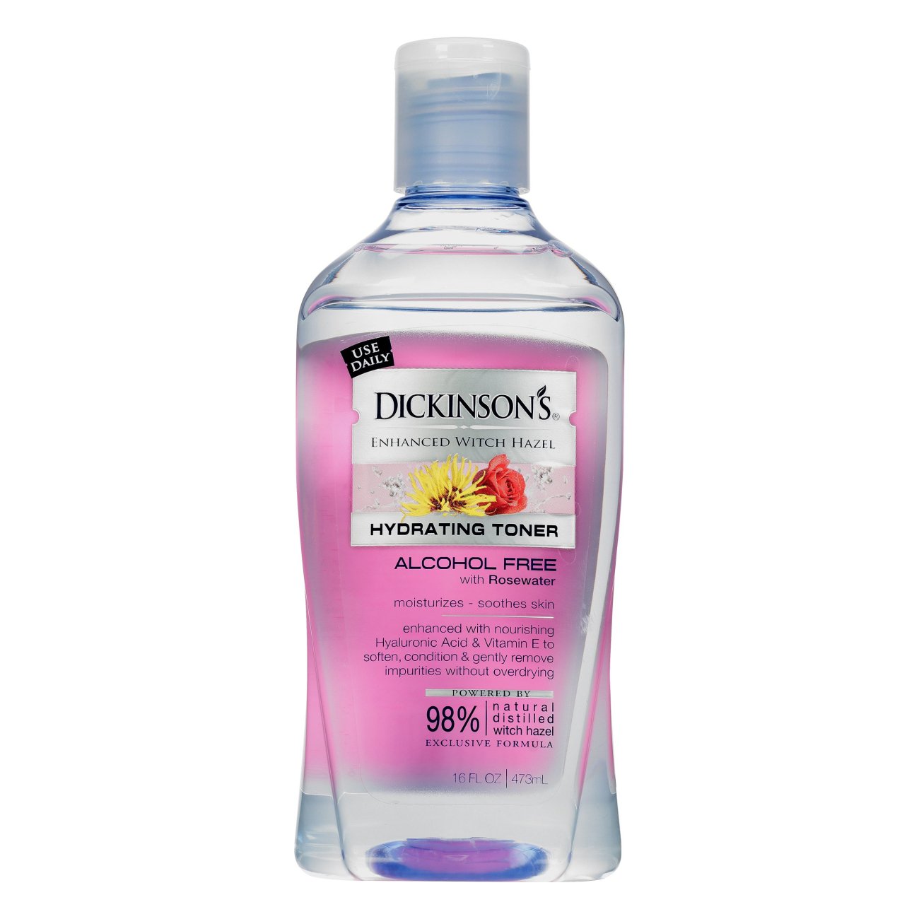 Dickinson's Alcohol Free Hydrating Toner, Enhanced with Witch Hazel