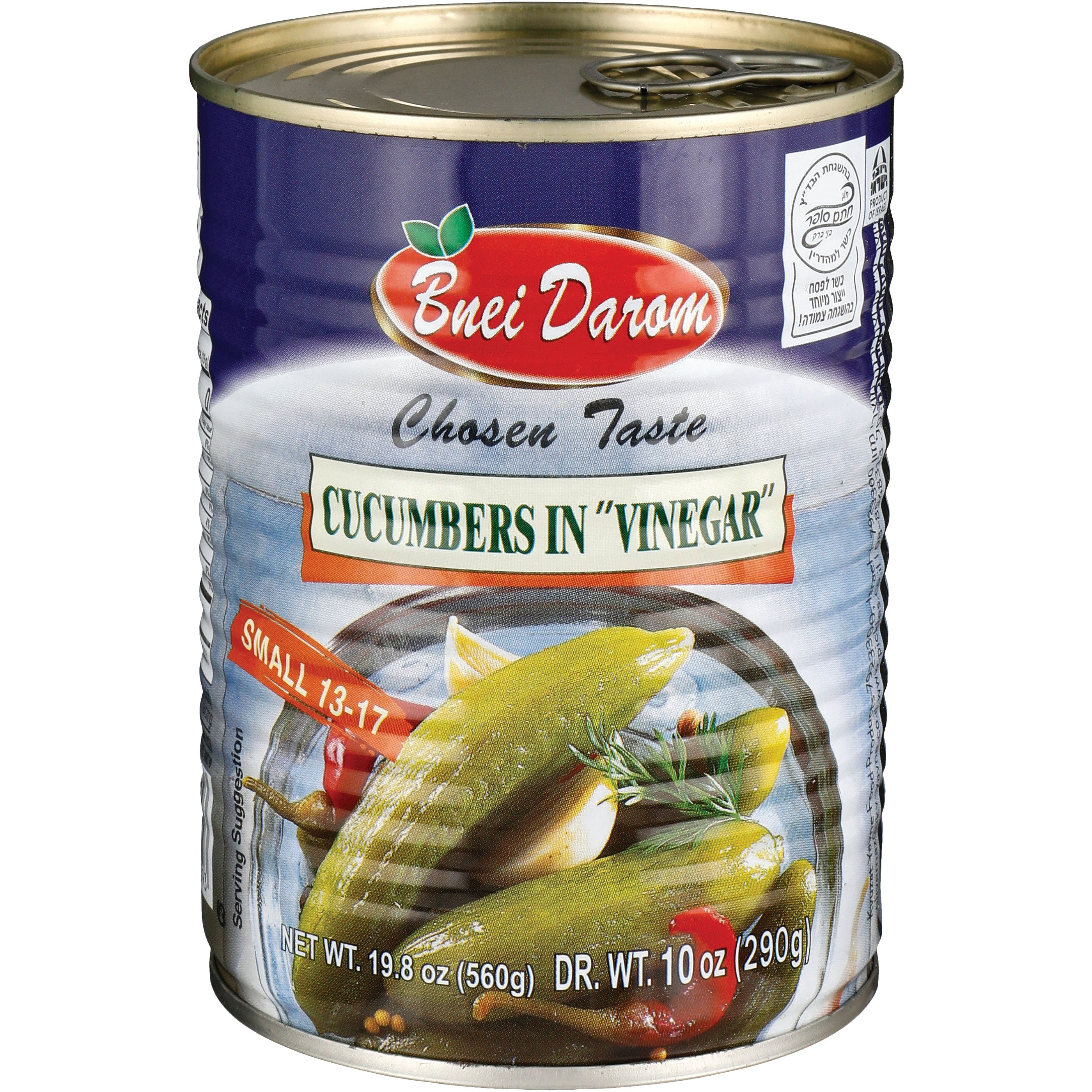 Bnei Darom Small Cucumbers in Vinegar, Kosher Shop Pickles & Cucumber at HEB