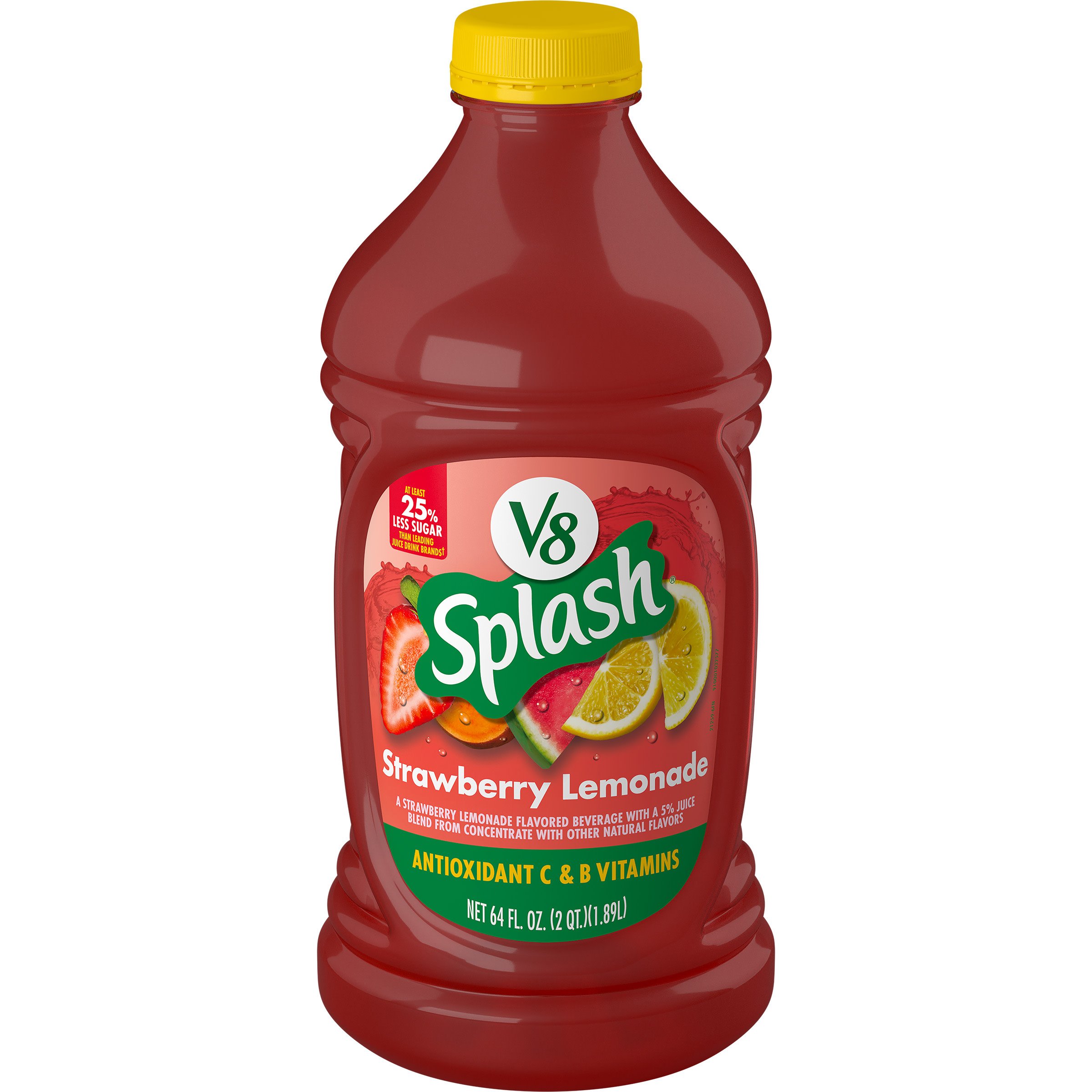 V8 Splash Strawberry Lemonade Flavored Juice Beverage - Shop Juice at H-E-B