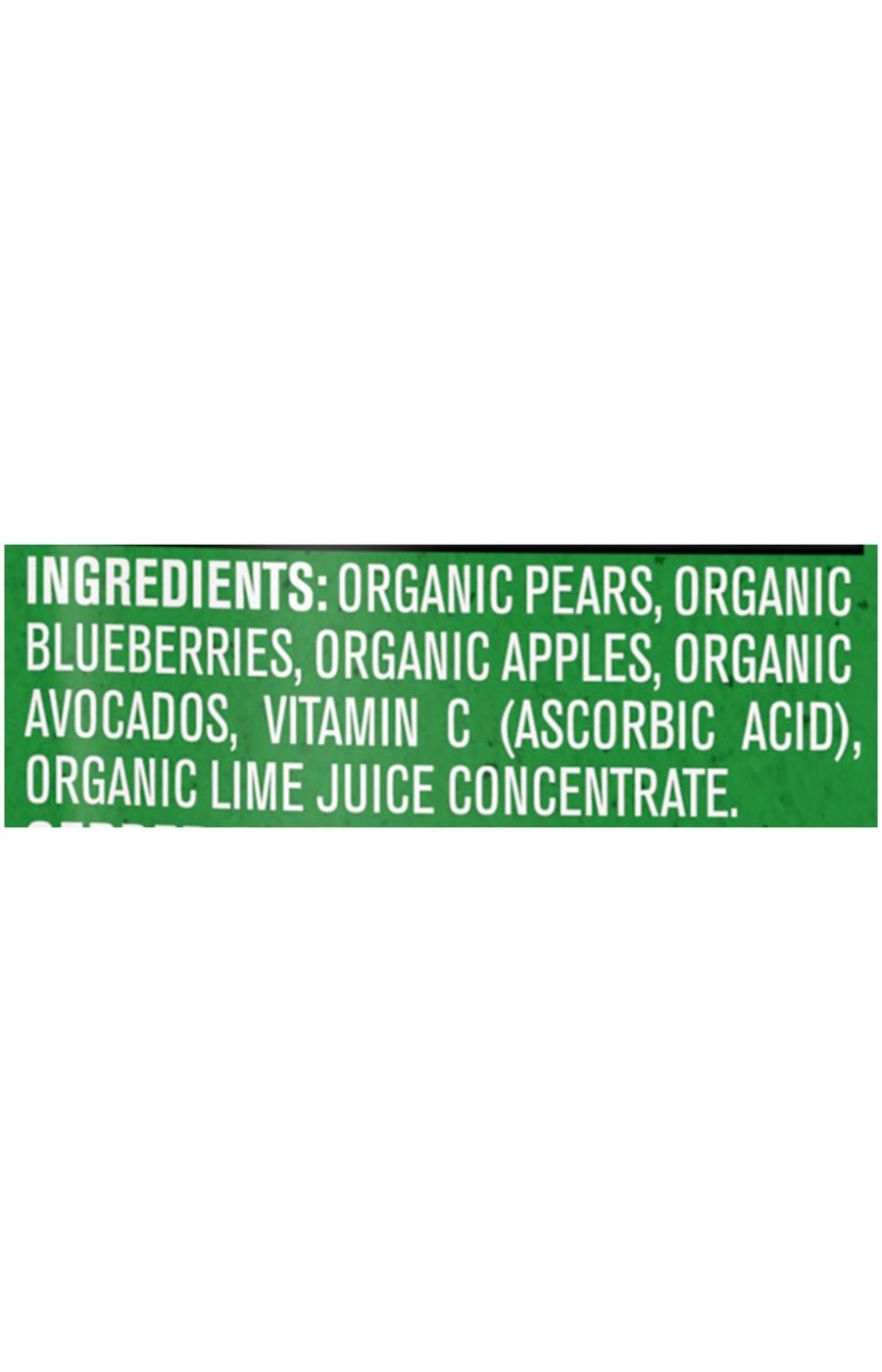 Gerber Organic for Baby Food Pouch - Pear Blueberry Apple & Avocado; image 3 of 8