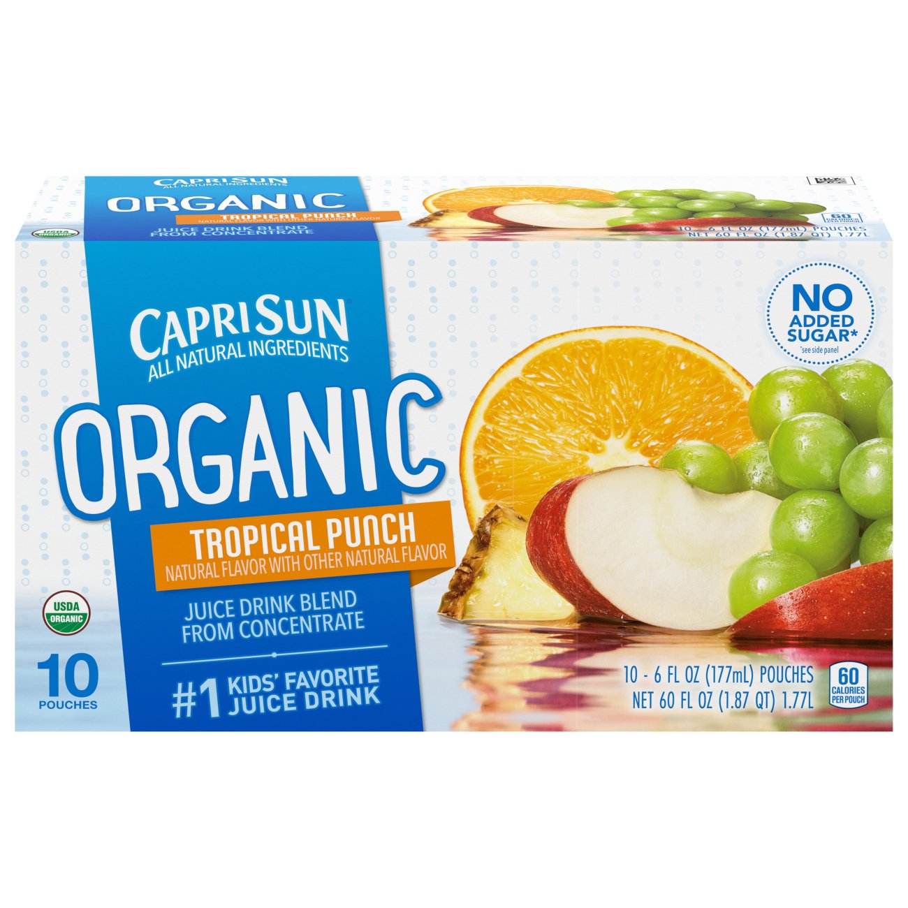 Capri Sun Organic, Tropical Punch - Shop Juice at H-E-B