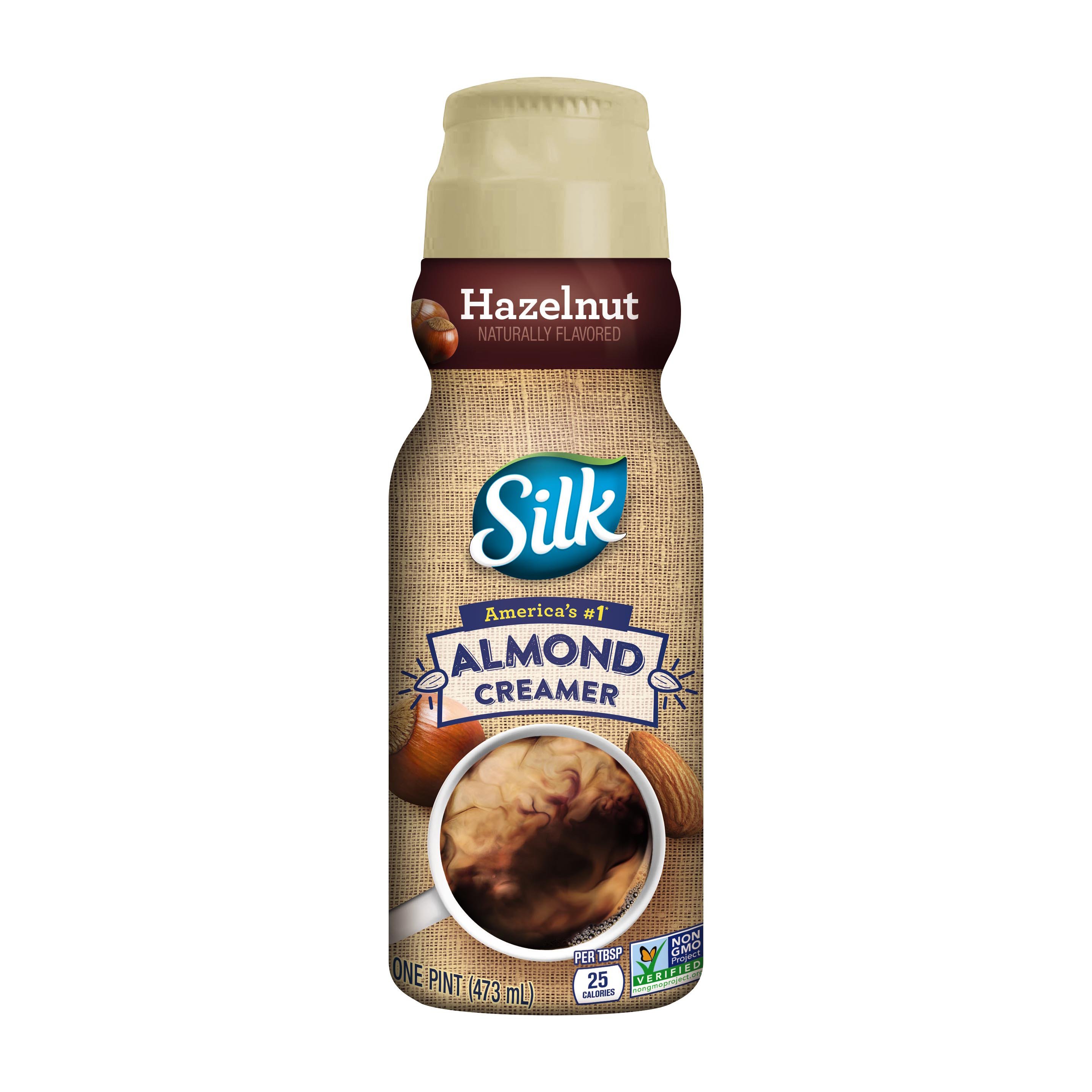 Silk Hazelnut Almond Liquid Coffee Creamer Shop Coffee creamer at HEB