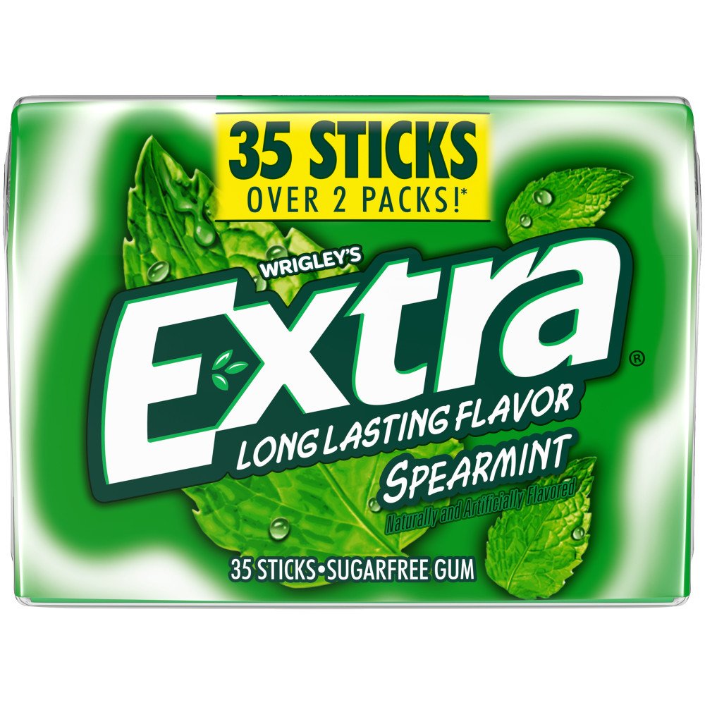 Wrigley's 5 Sugarfree Chewing Gum Mega Pack - Spearmint Rain