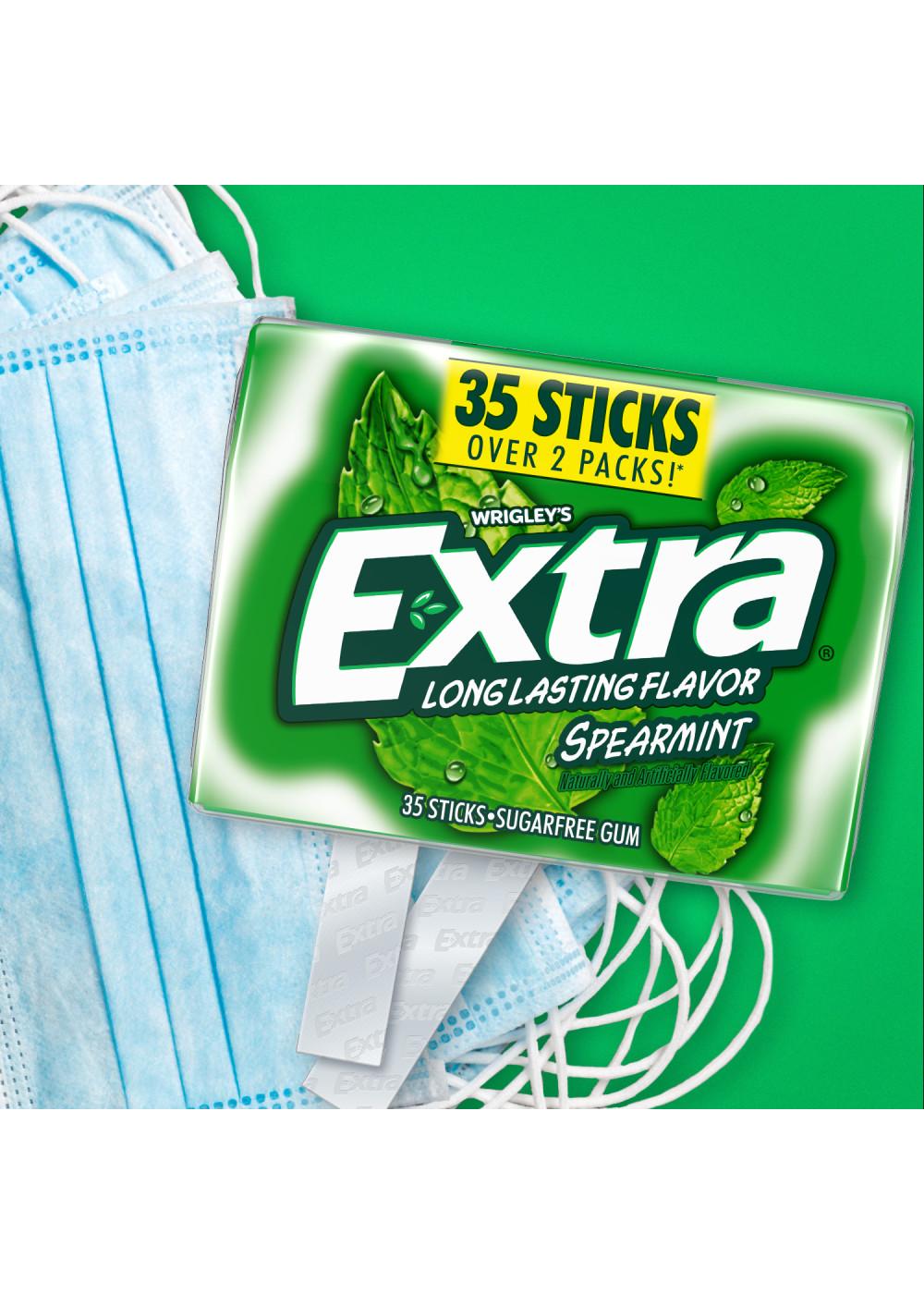 Extra Spearmint Sugar Free Chewing Gum; image 5 of 7