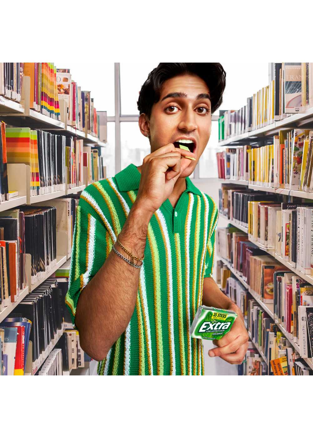 Extra Spearmint Sugar Free Chewing Gum; image 8 of 8