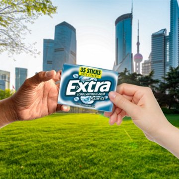 Extra Polar Ice Sugar Free Chewing Gum, 35 pc