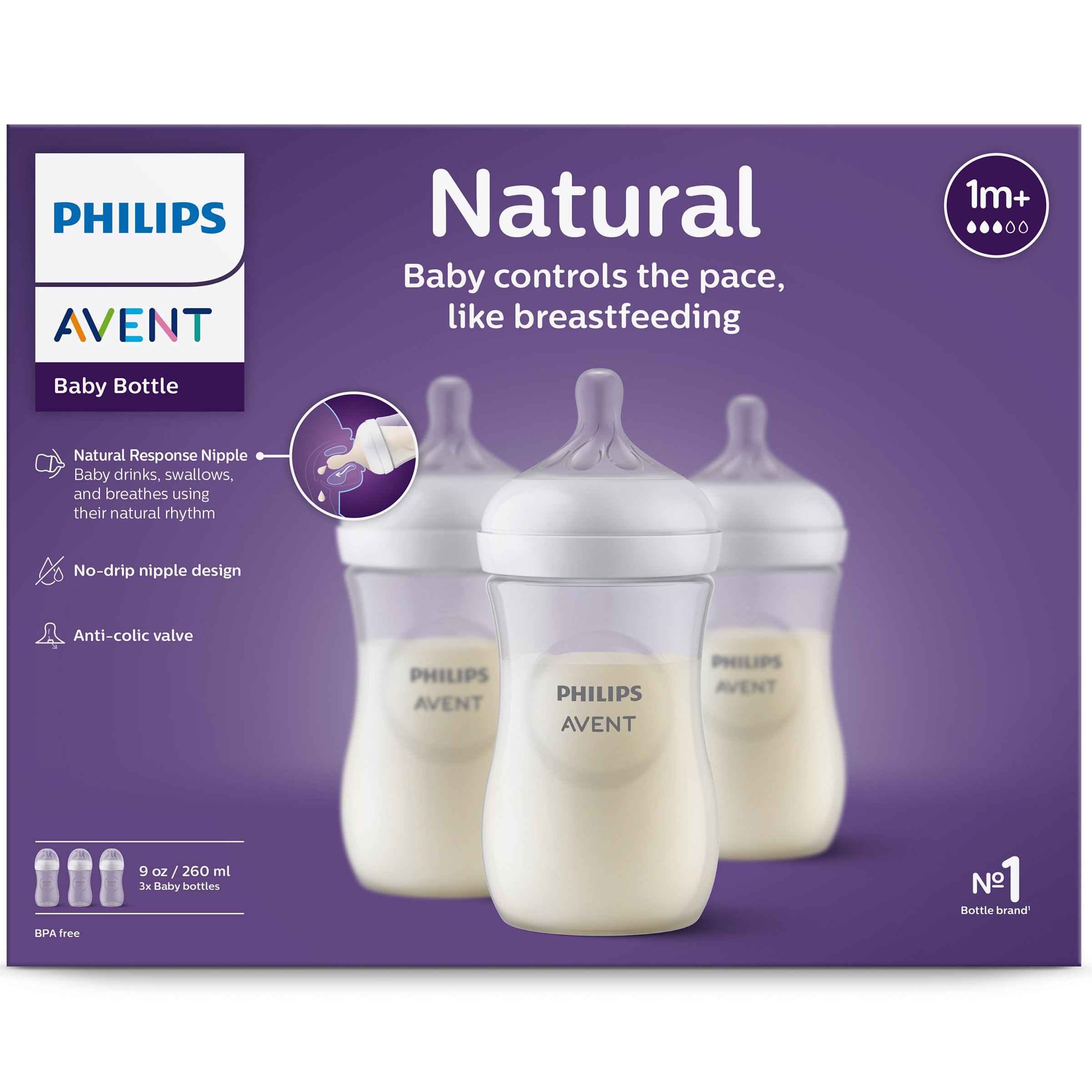 Voor u Continentaal Duplicatie Avent Natural 9 oz Bottles - Shop Bottles at H-E-B