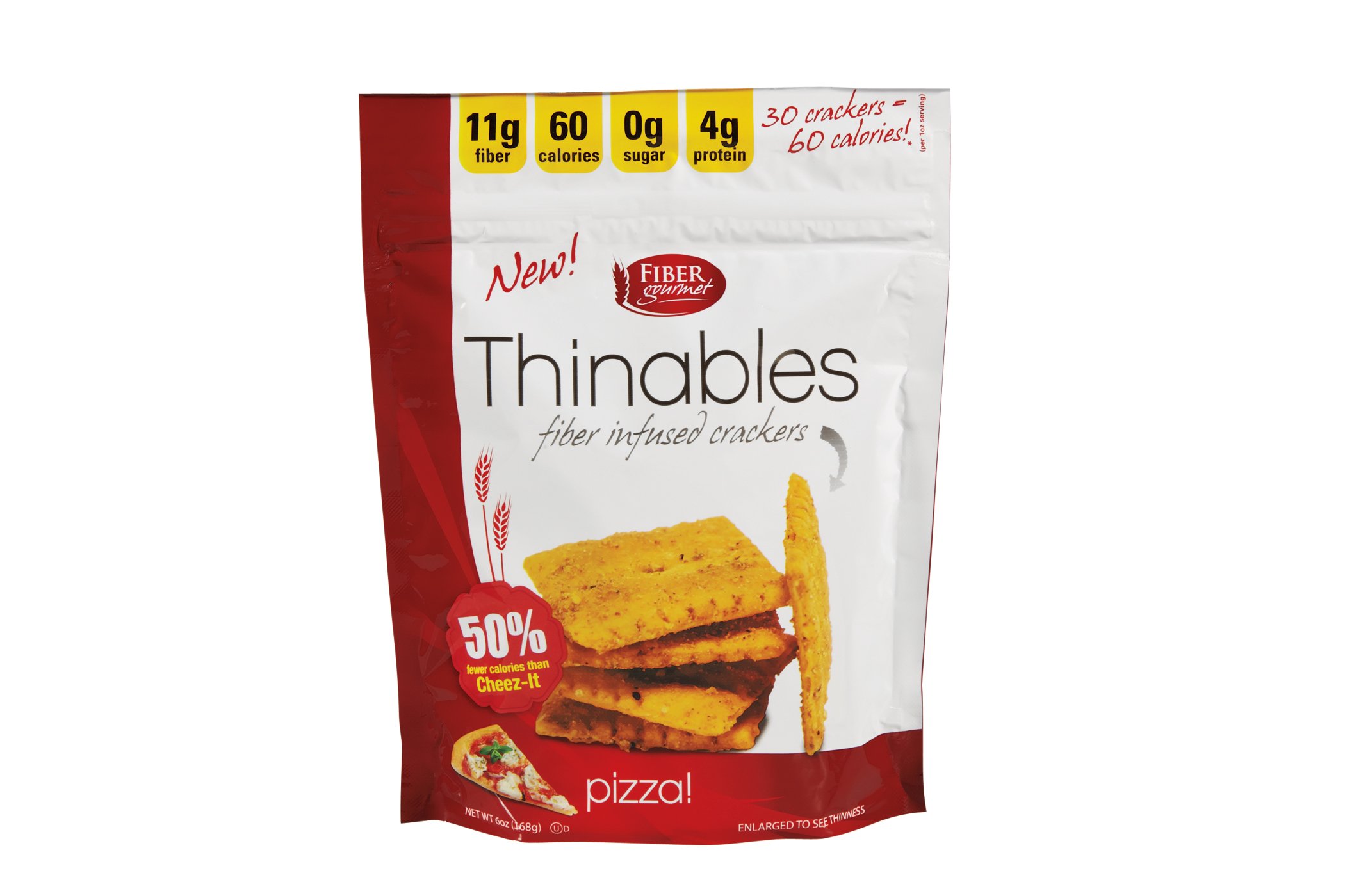 Fiber Gourmet Pizza Thinables Shop Crackers & breadsticks at HEB