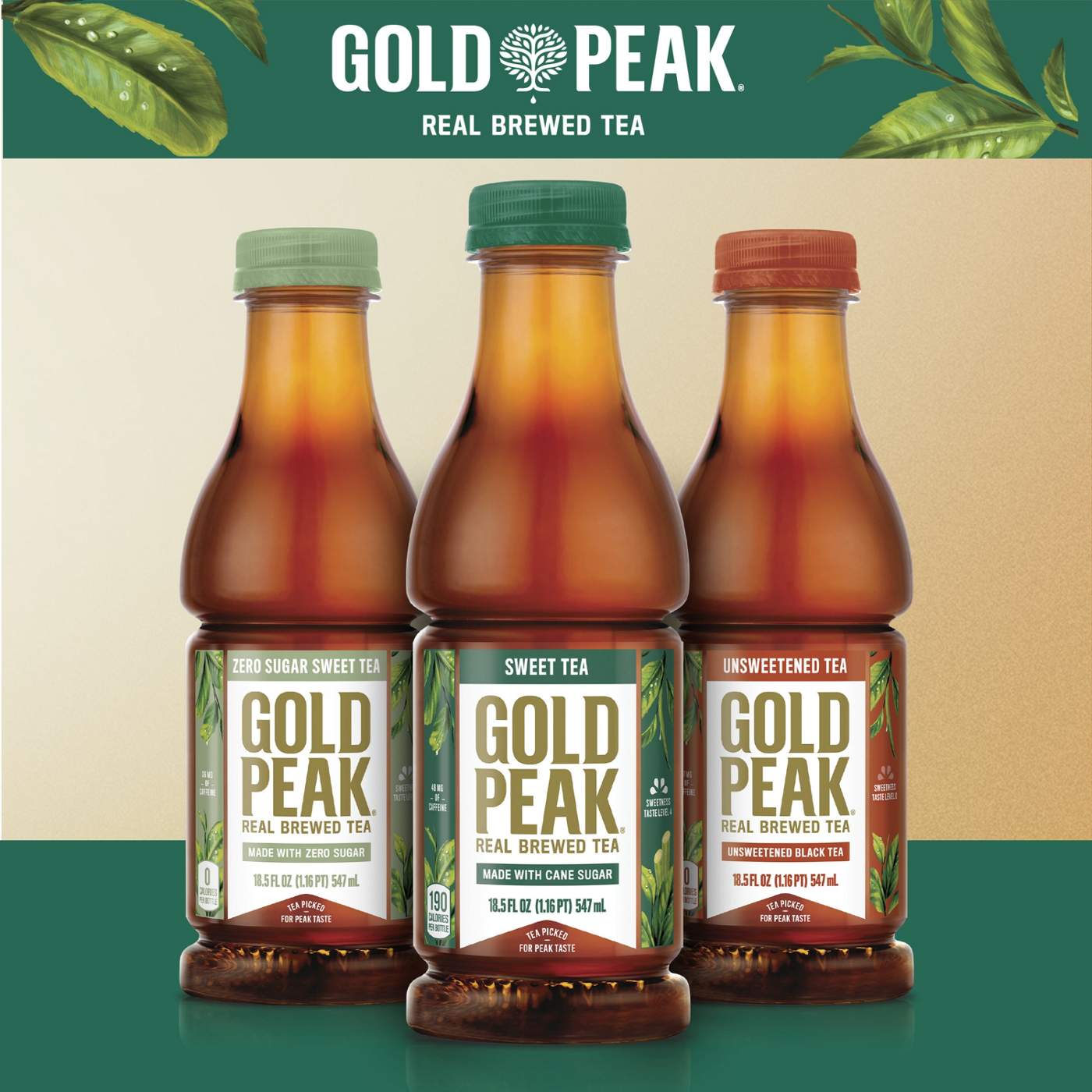 Gold Peak Peach Tea; image 3 of 7