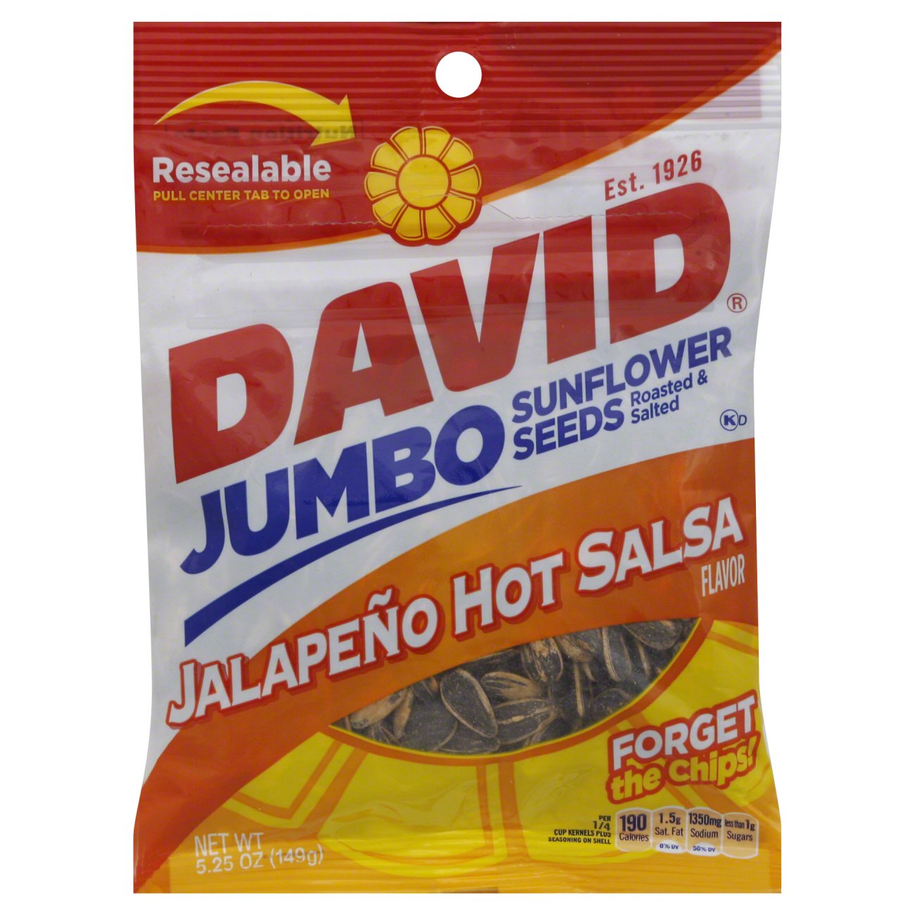 David Jumbo Jalapeno Hot Salsa Sunflower Seeds Shop Nuts & seeds at HEB