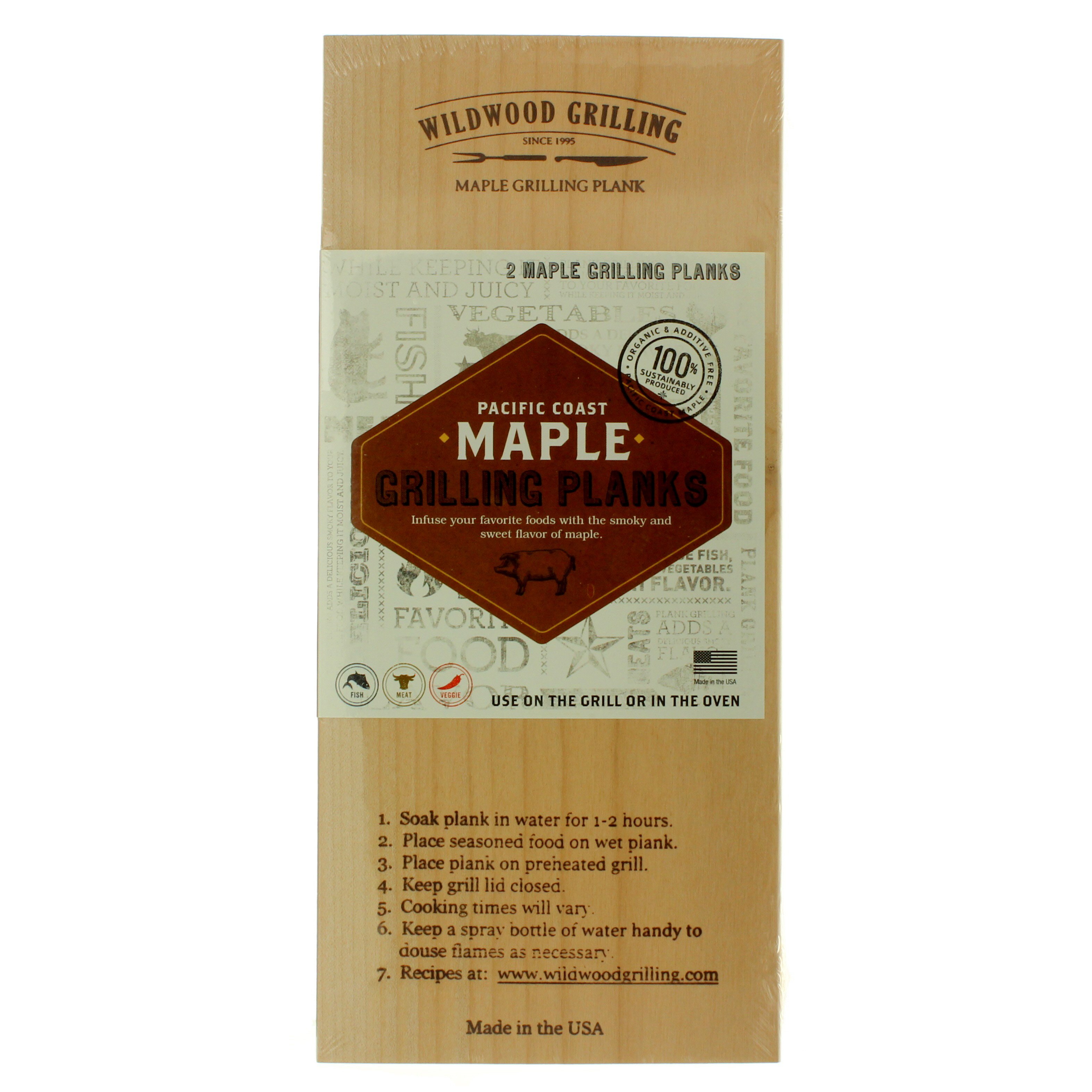 Wildwood Maple Grilling Planks Shop Patio & Outdoor at HEB