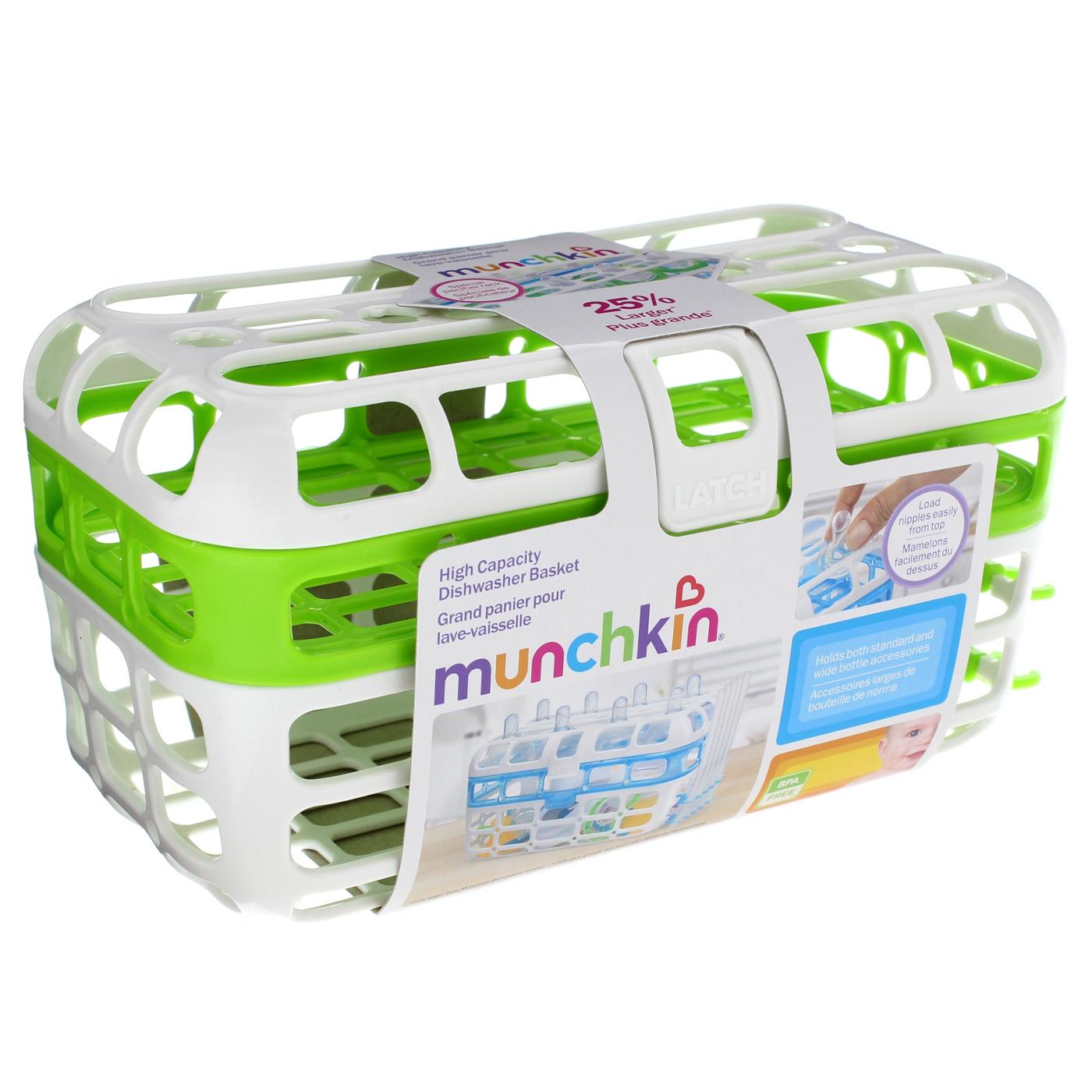 Munchkin High Capacity Dishwasher Basket, Assorted Colors; image 2 of 2
