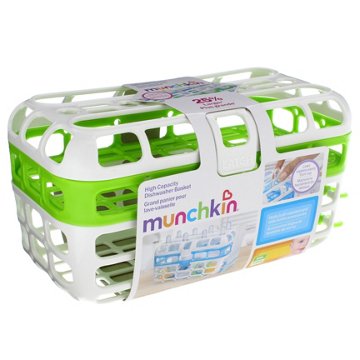 Munchkin High Capacity Dishwasher Basket, Assorted Colors