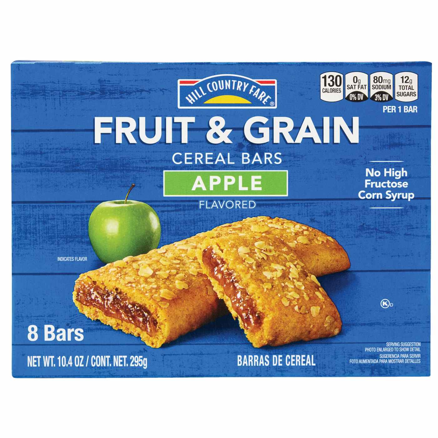 Hill Country Fare Fruit & Grain Cereal Bars - Apple; image 1 of 2