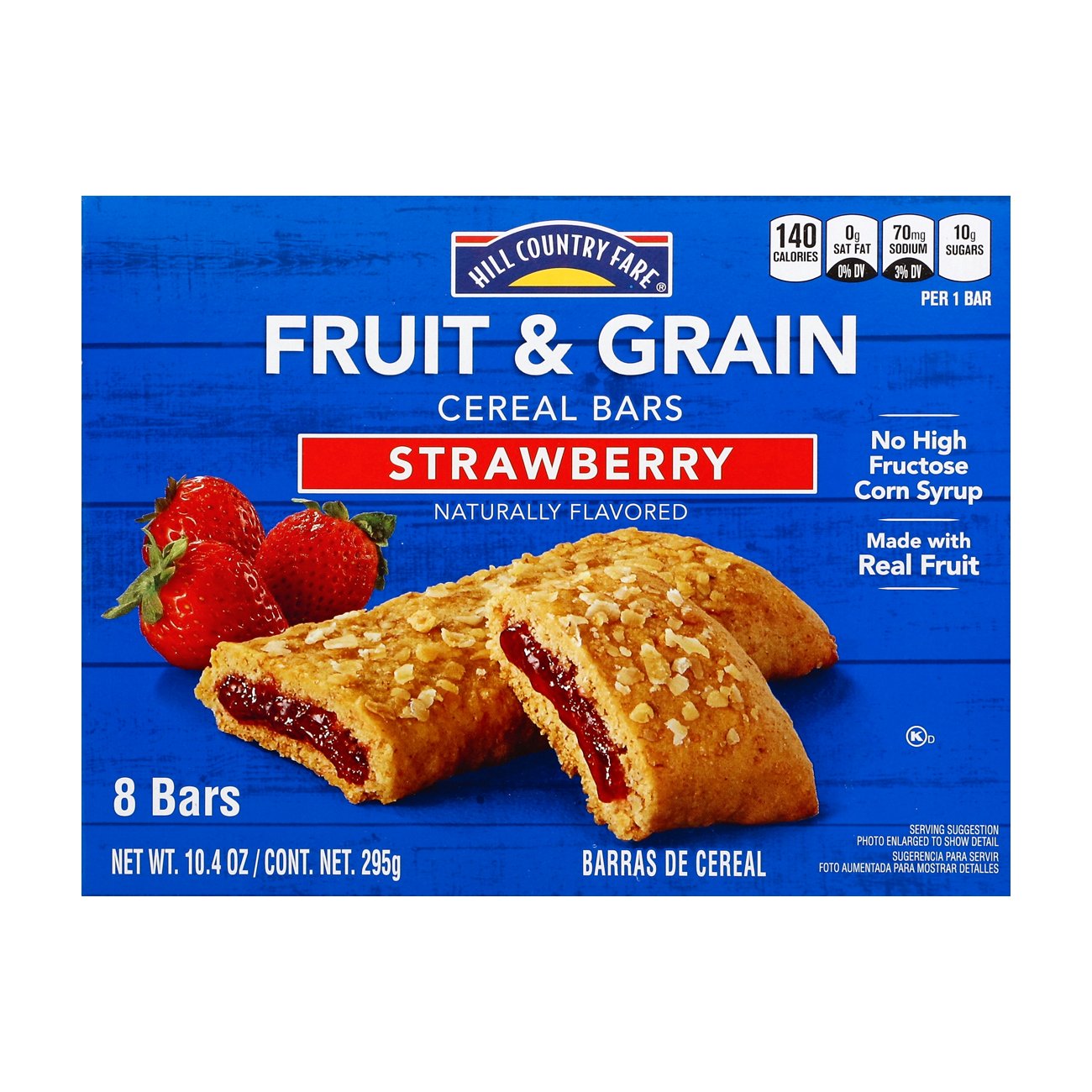 Hill Country Fare Strawberry Fruit & Grain Cereal Bars Shop Granola