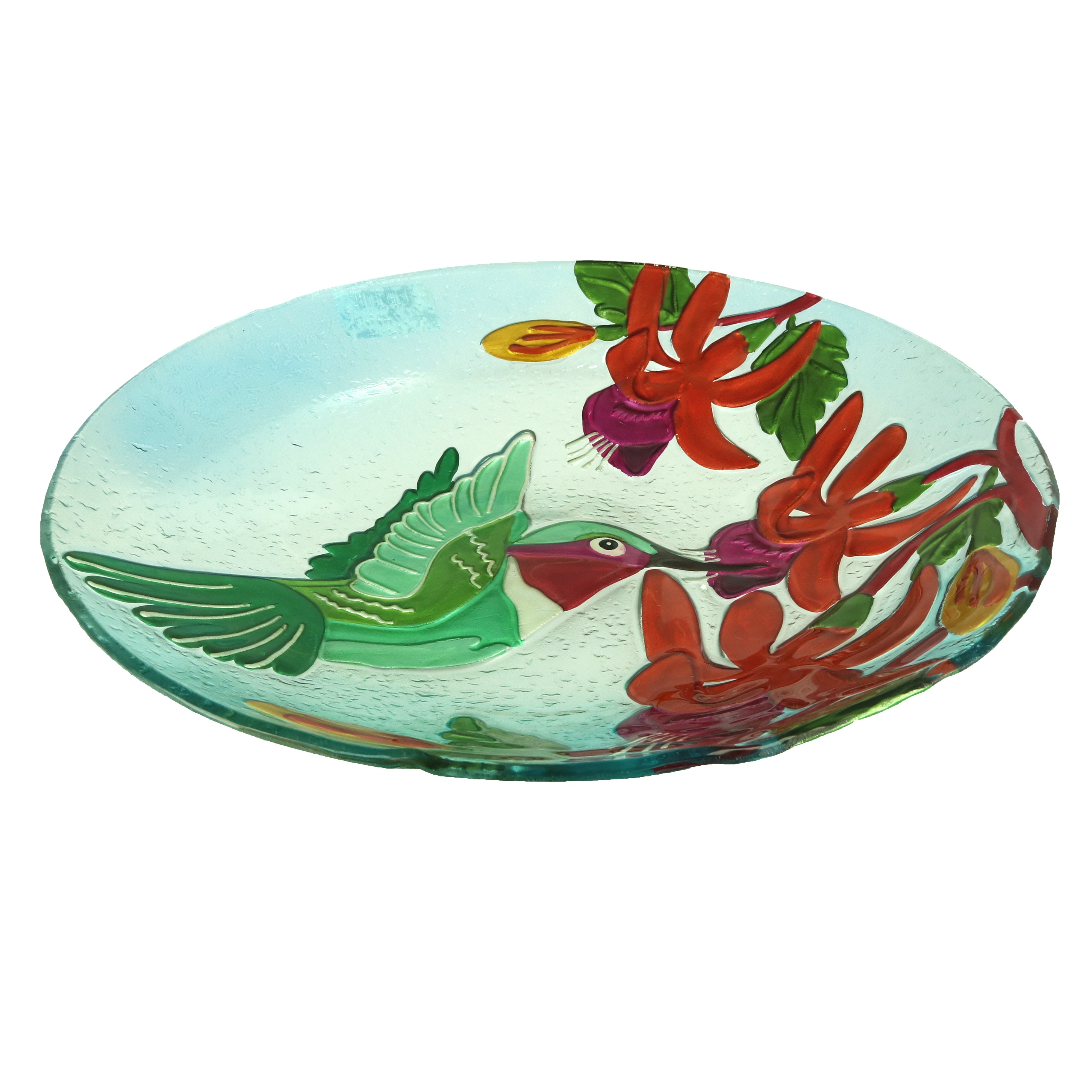 Evergreen Hummingbird 18" Bird Bath Shop Birdbaths at HEB