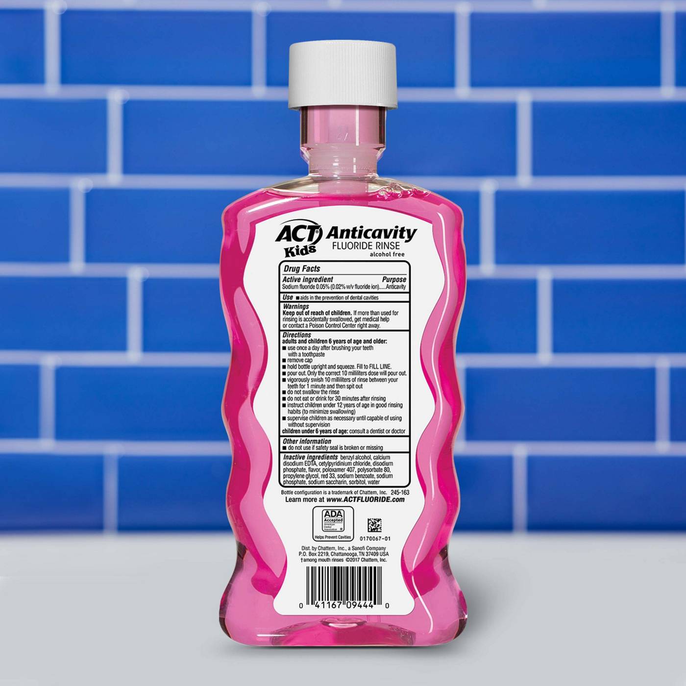 ACT Kids Anticavity Fluoride Rinse - Bubble Gum Blowout; image 4 of 6