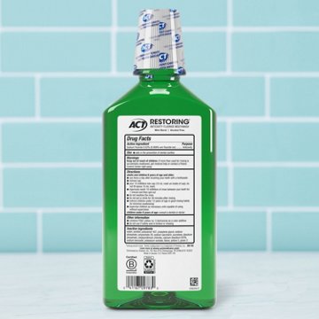 ACT Restoring Anticavity Fluoride Mouthwash - Mint Burst, 33.8 oz