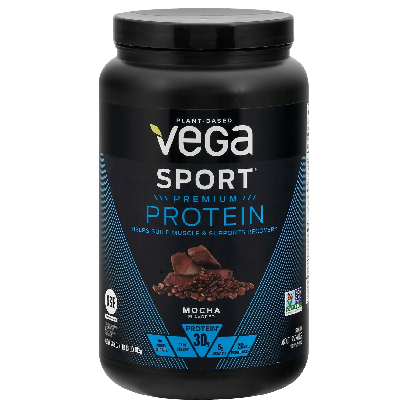 Vega Sport Performance Protein Drink Mix, Mocha - Shop Diet & Fitness ...