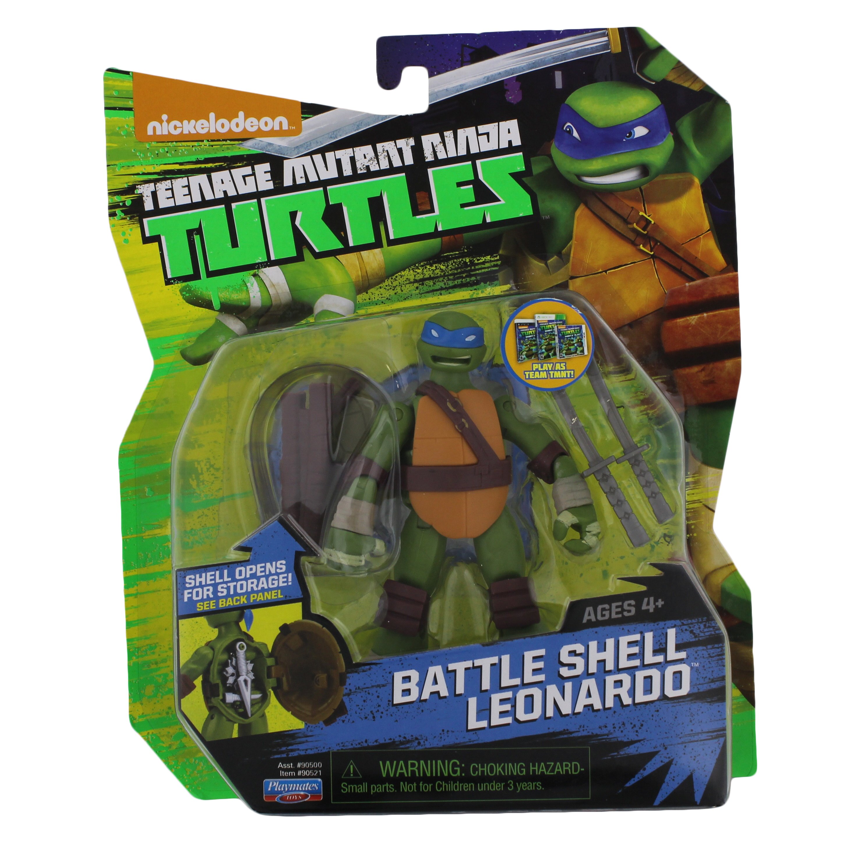 teenage mutant ninja turtles battle shell leonardo