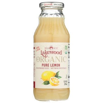 Lakewood Organic Fresh Pressed Pure Lemon Juice, 12.5 oz