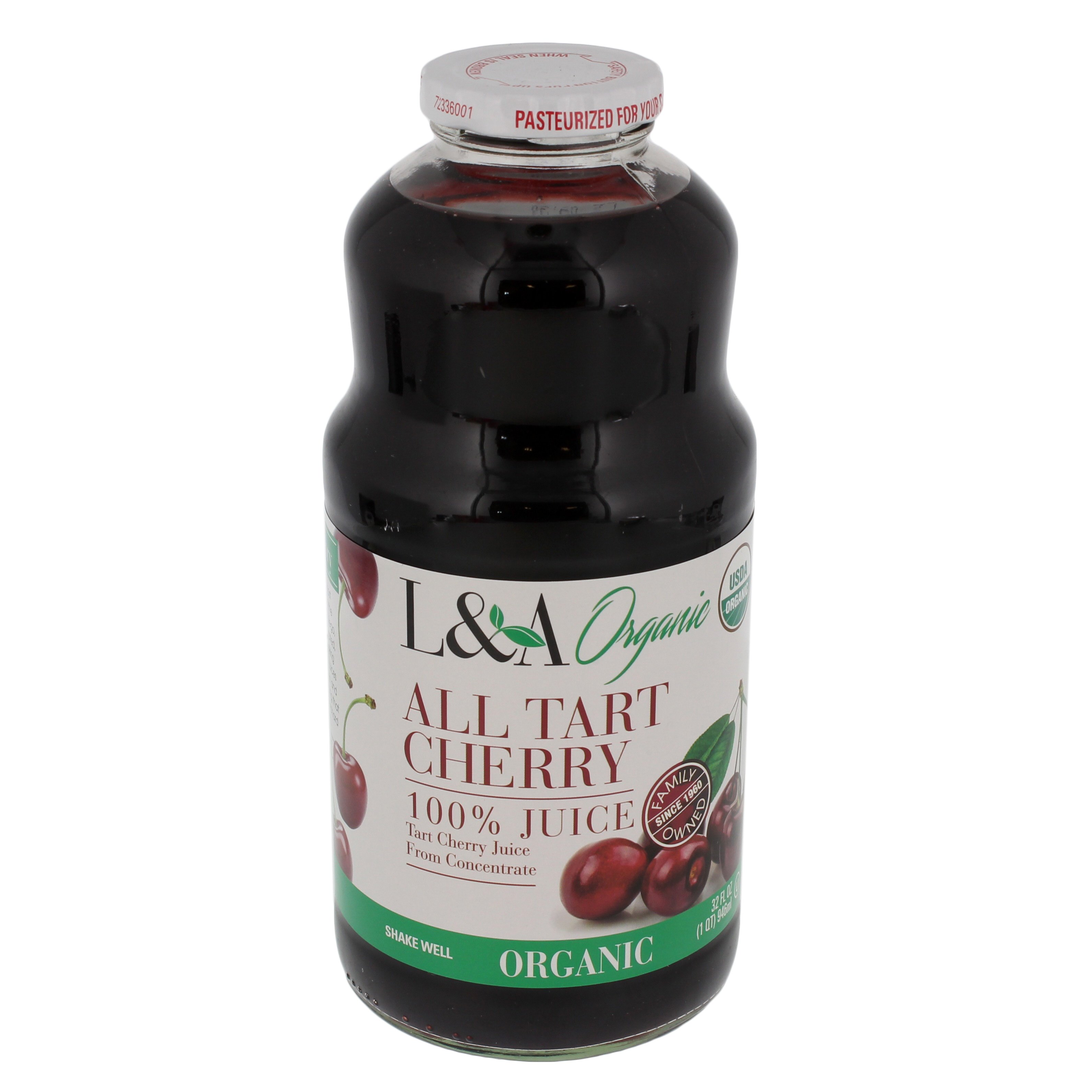 L&A Organic All Tart Cherry 100 Juice Shop Juice at HEB