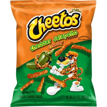 Cheetos Cheddar Jalapeño Crunchy Cheese Flavored Snacks