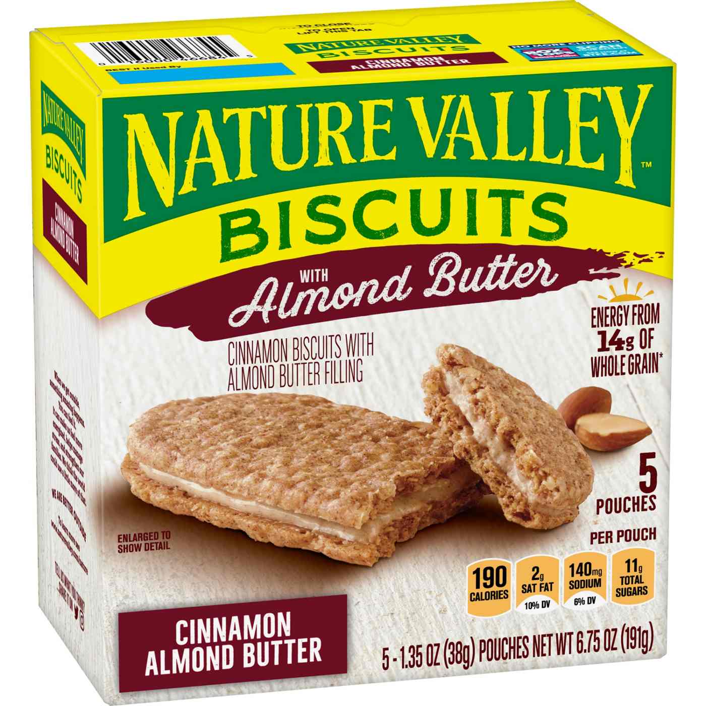 Nature Valley Cinnamon Almond Butter Biscuits; image 1 of 2