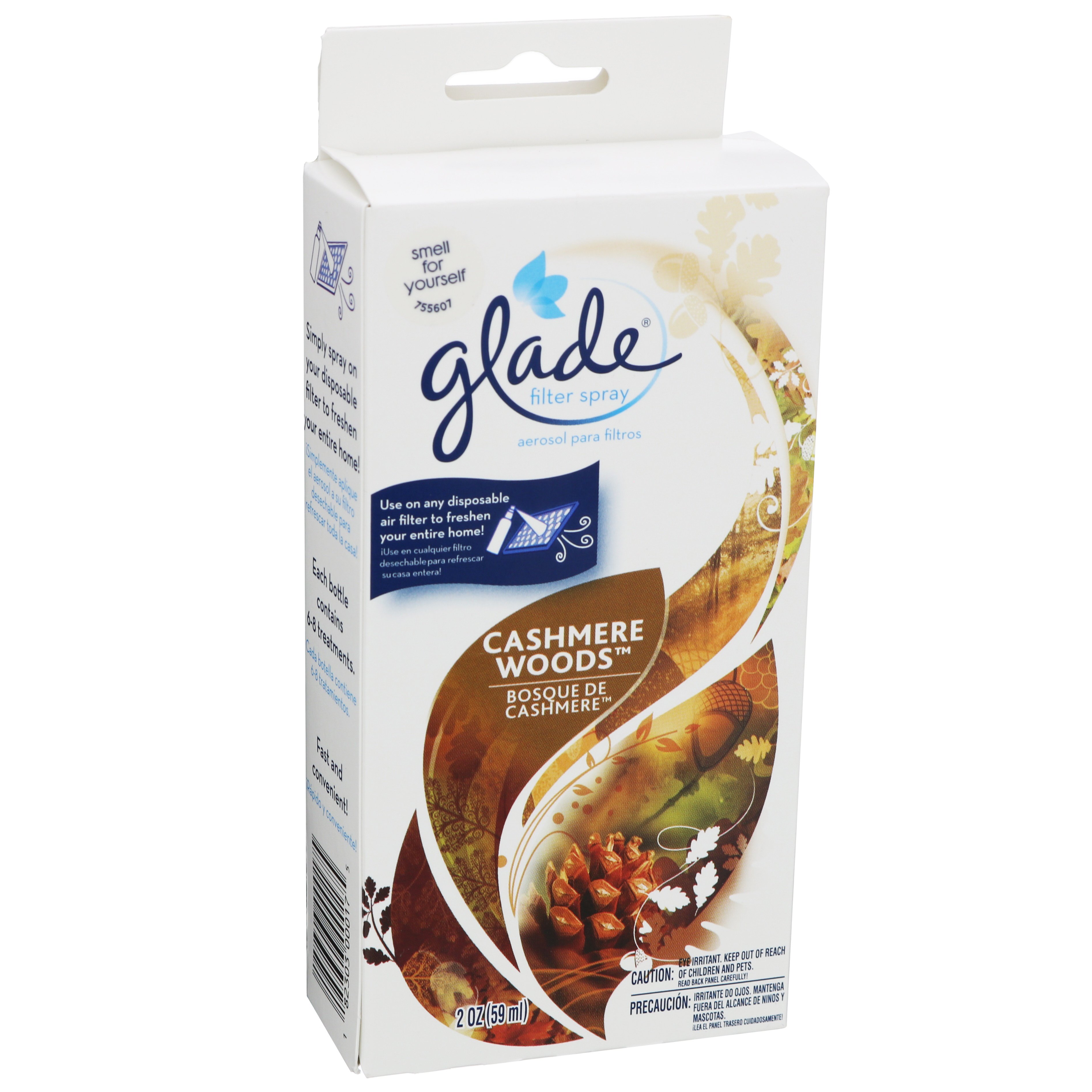 Glade Air Filter Spray Cashmere Woods Shop Air Fresheners at HEB