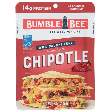 Bumble Bee 14g Protein Chipotle Seasoned Tuna Pouch