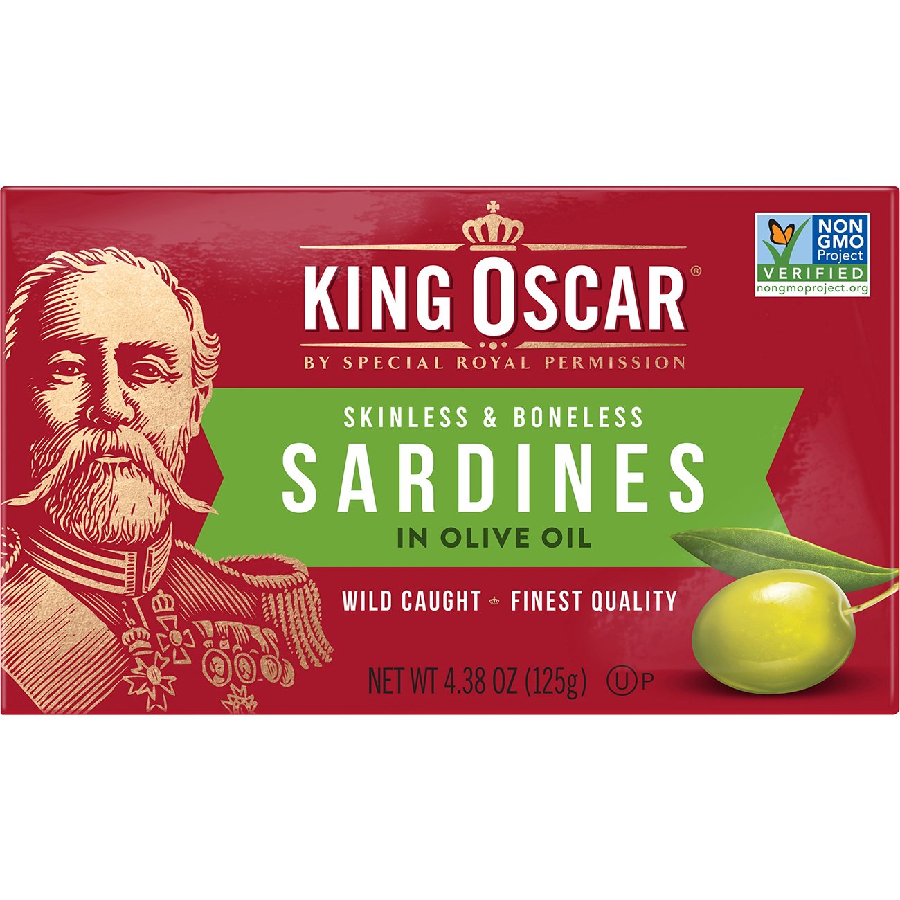 King Oscar Skinless & Boneless Sardines in Olive Oil Shop Seafood at HEB