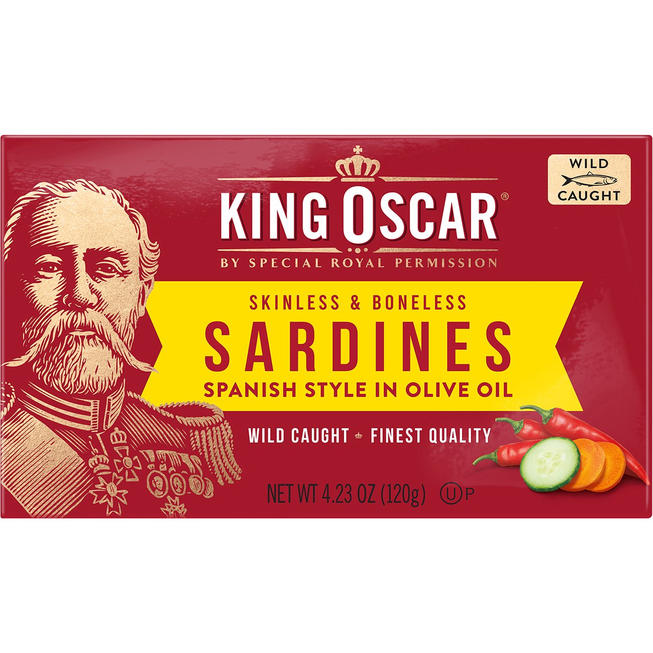 King Oscar Skinless Boneless Sardines Spanish Chili Pepper Shop