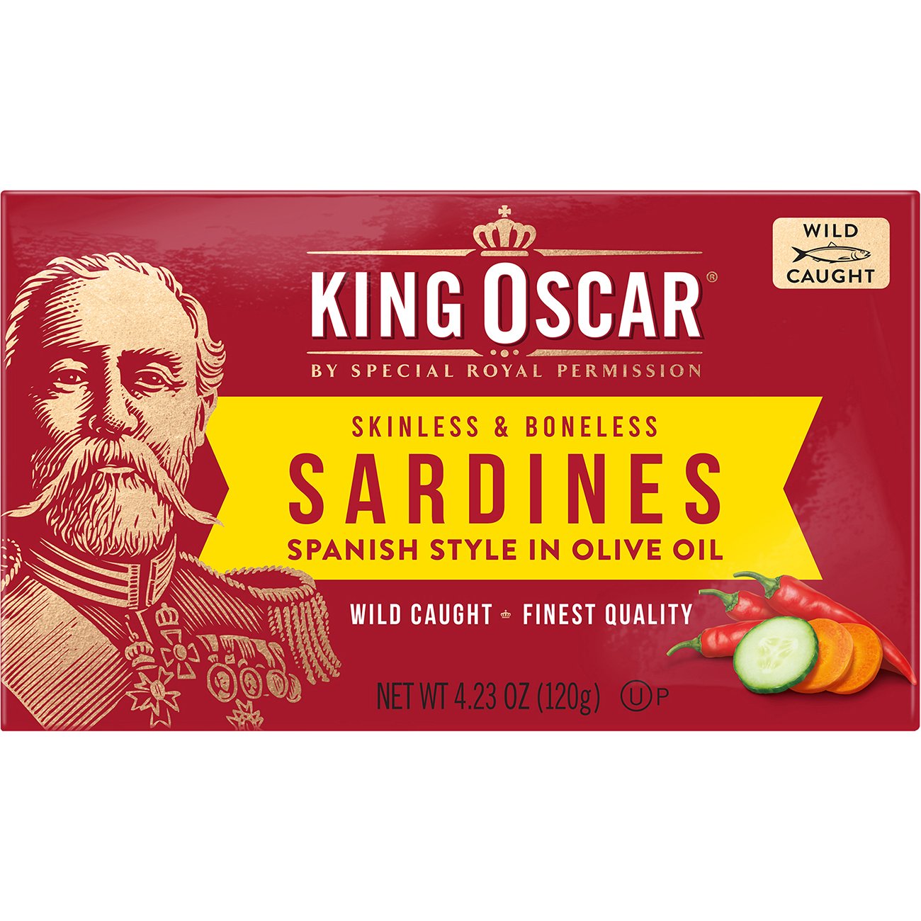 King Oscar Wild Caught Skinless And Boneless Sardines Spanish Style In