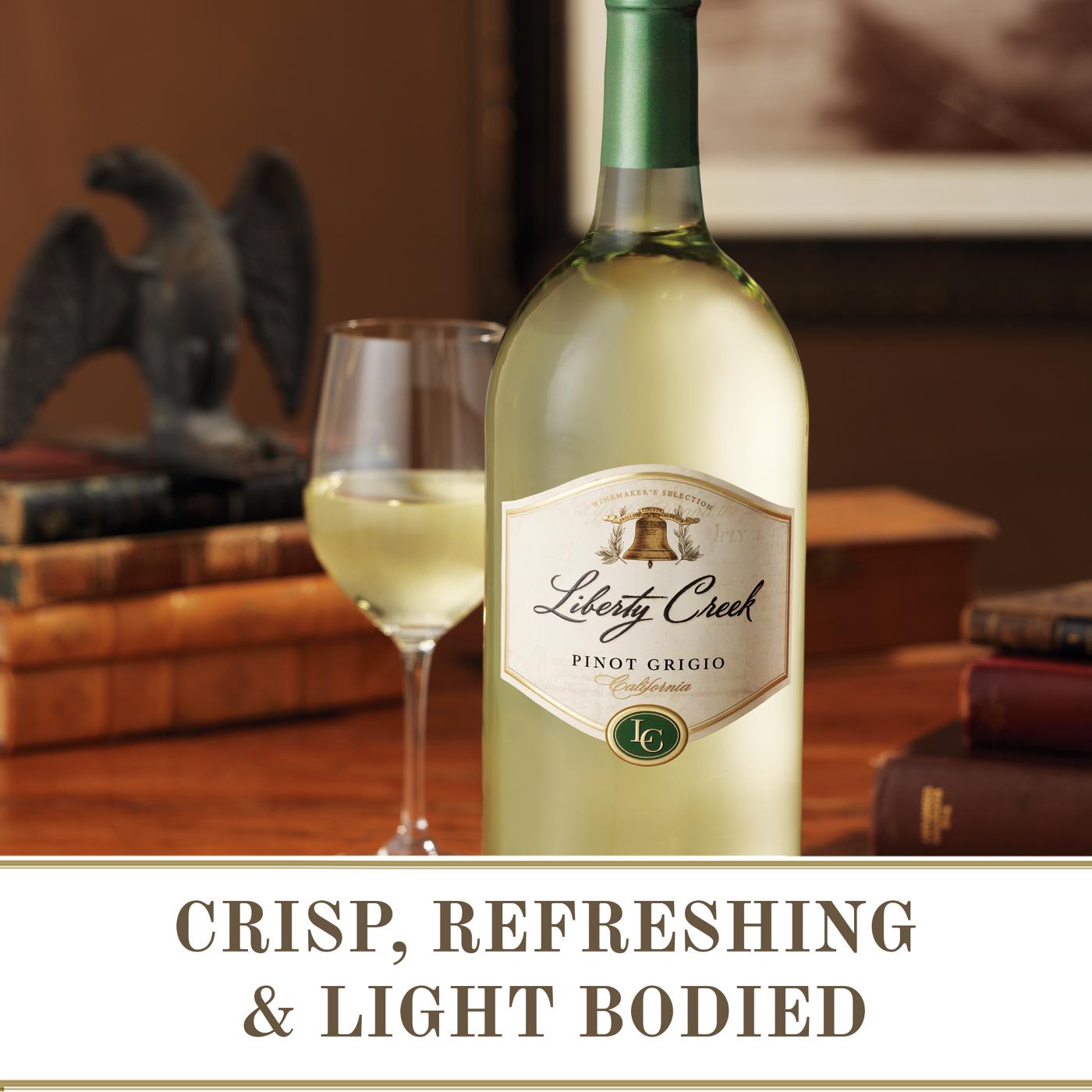 Liberty Creek Wine Maker's Selection Pinot Grigio White Wine; image 5 of 6