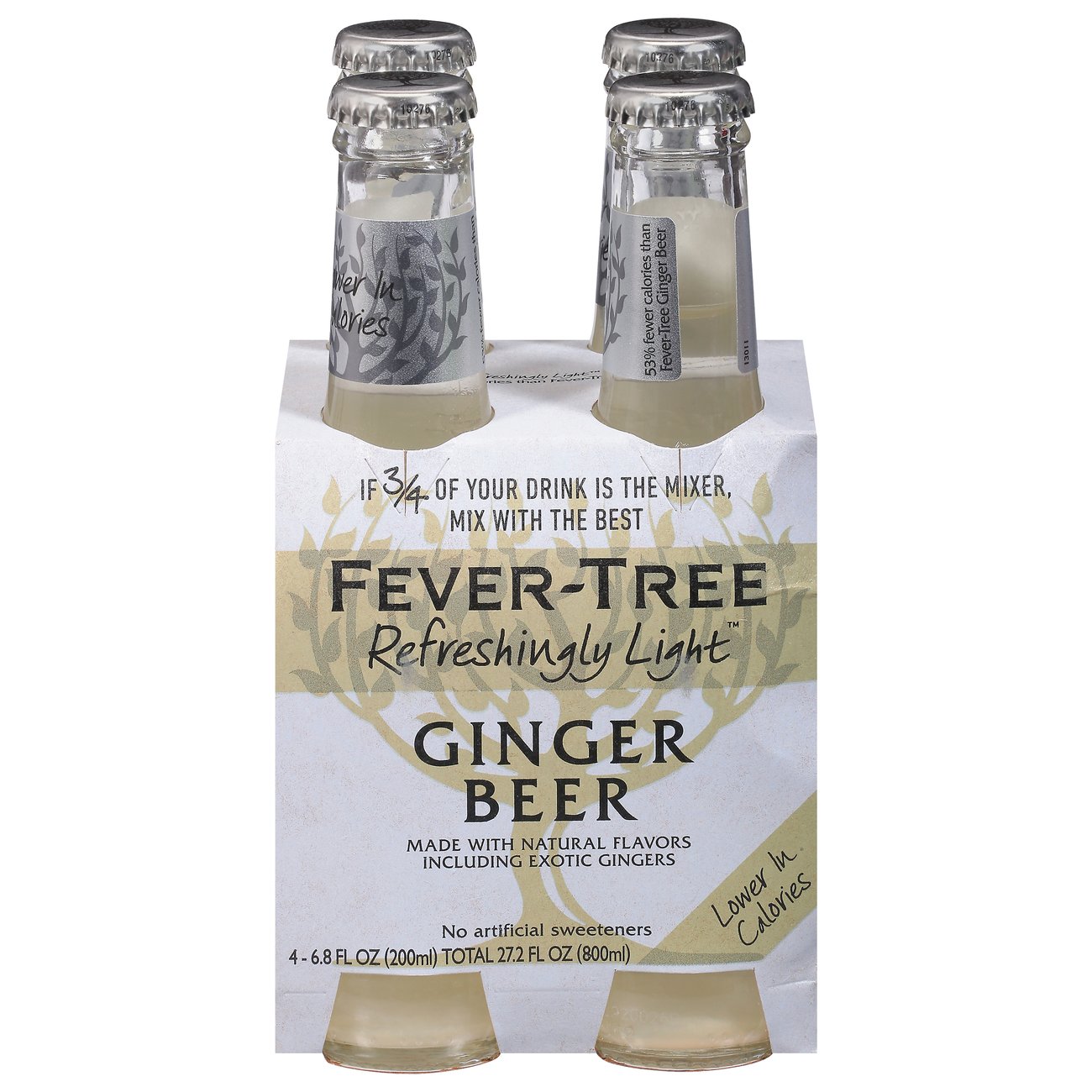 Fever Tree Ginger Beer Nonalcoholic 4x200 mL