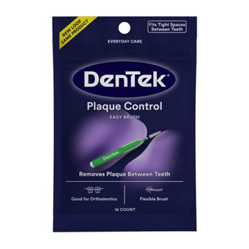 DenTek Easy Brush Plaque Control Interdental Cleaners - Tight, 16 ct