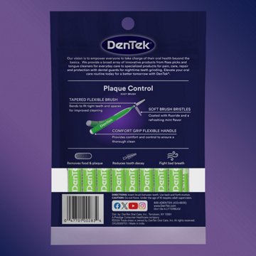 DenTek Easy Brush Plaque Control Interdental Cleaners - Tight, 16 ct
