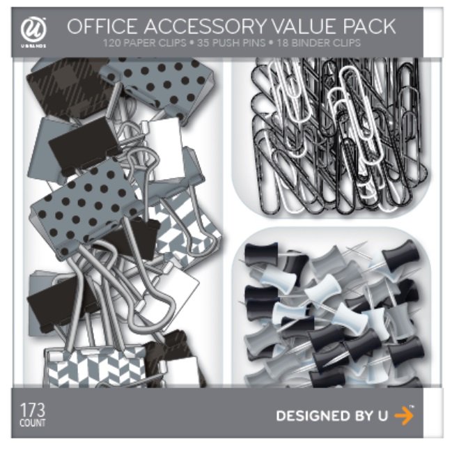 U Brands Office Accessory Value Pack Shop Paper Clips & Fasteners at