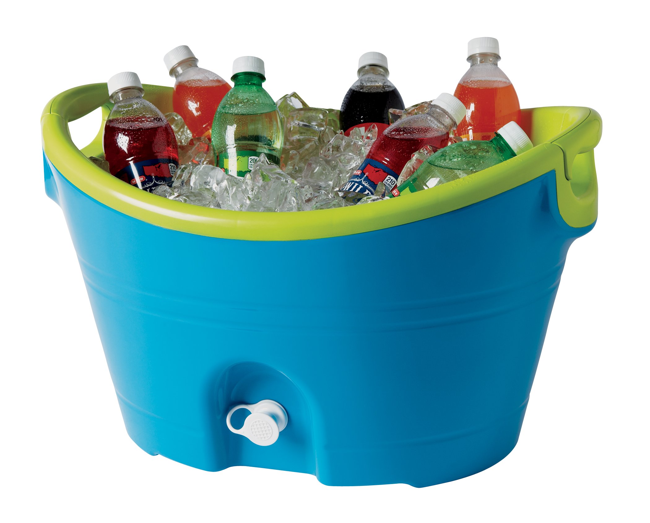 Igloo 20 Quart Party Bucket Zen Blue and Lime Shop Patio & Outdoor at