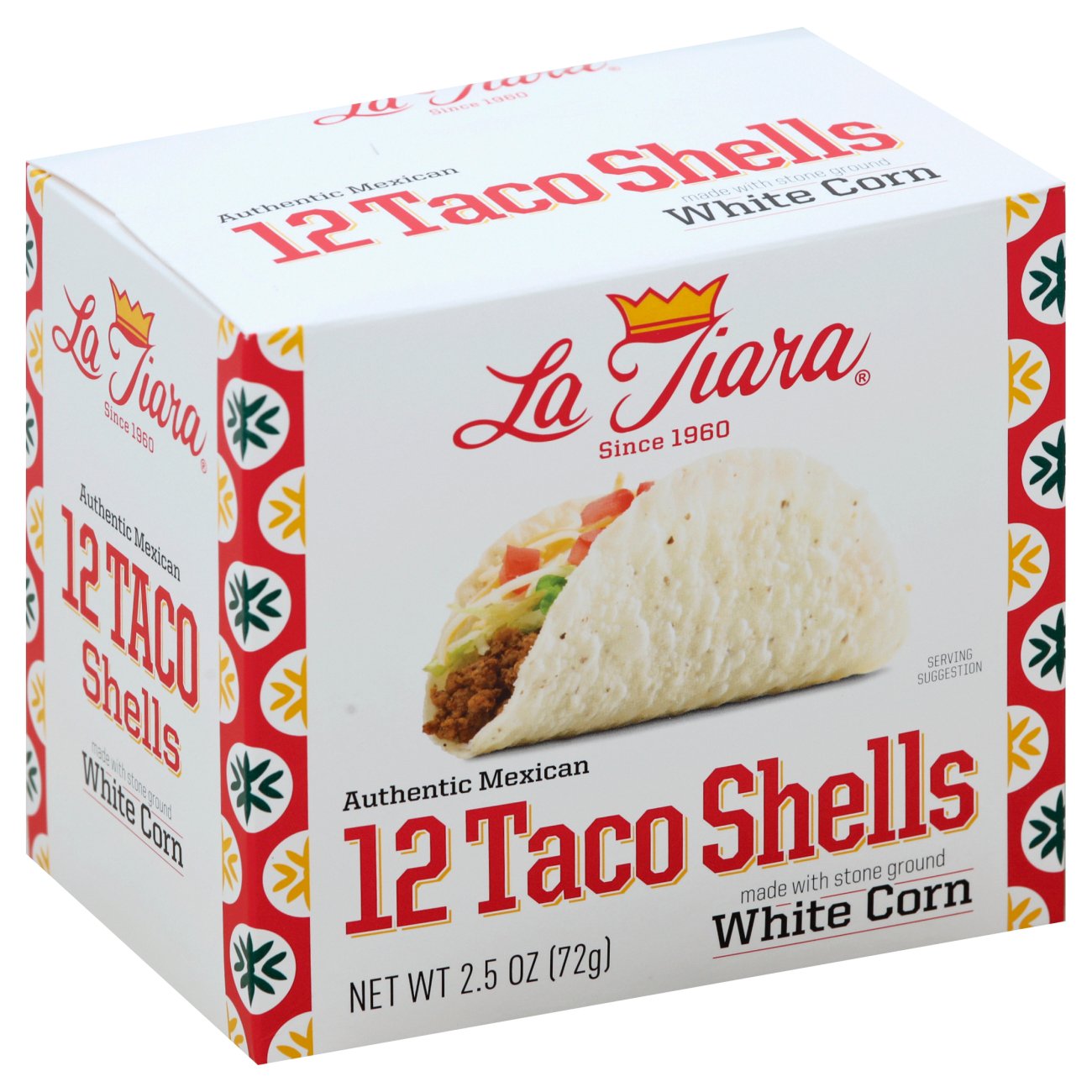 La Tiara White Corn Taco Shells Shop Tortillas at HEB