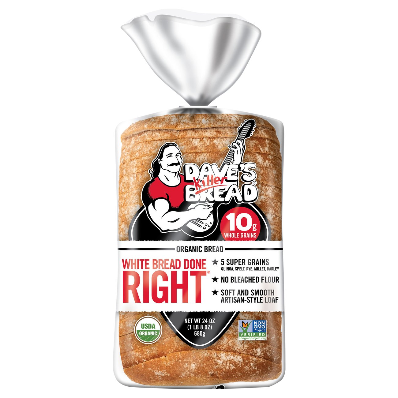 Dave's Killer Bread White Bread Done Right Organic Bread - Shop Bread ...