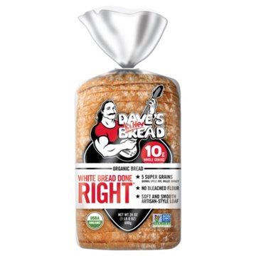 Dave's Killer Bread White Bread Done Right Organic Sliced Bread, 24 oz