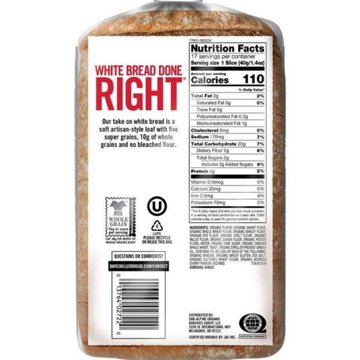 Dave's Killer Bread White Bread Done Right Organic Sliced Bread, 24 oz
