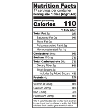 Dave's Killer Bread White Bread Done Right Organic Sliced Bread, 24 oz