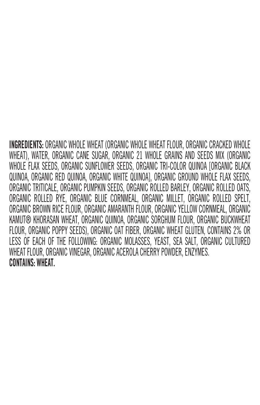 Dave's Killer Bread Thin Sliced 21 Whole Grain and Seeds Organic Sliced Bread; image 4 of 6