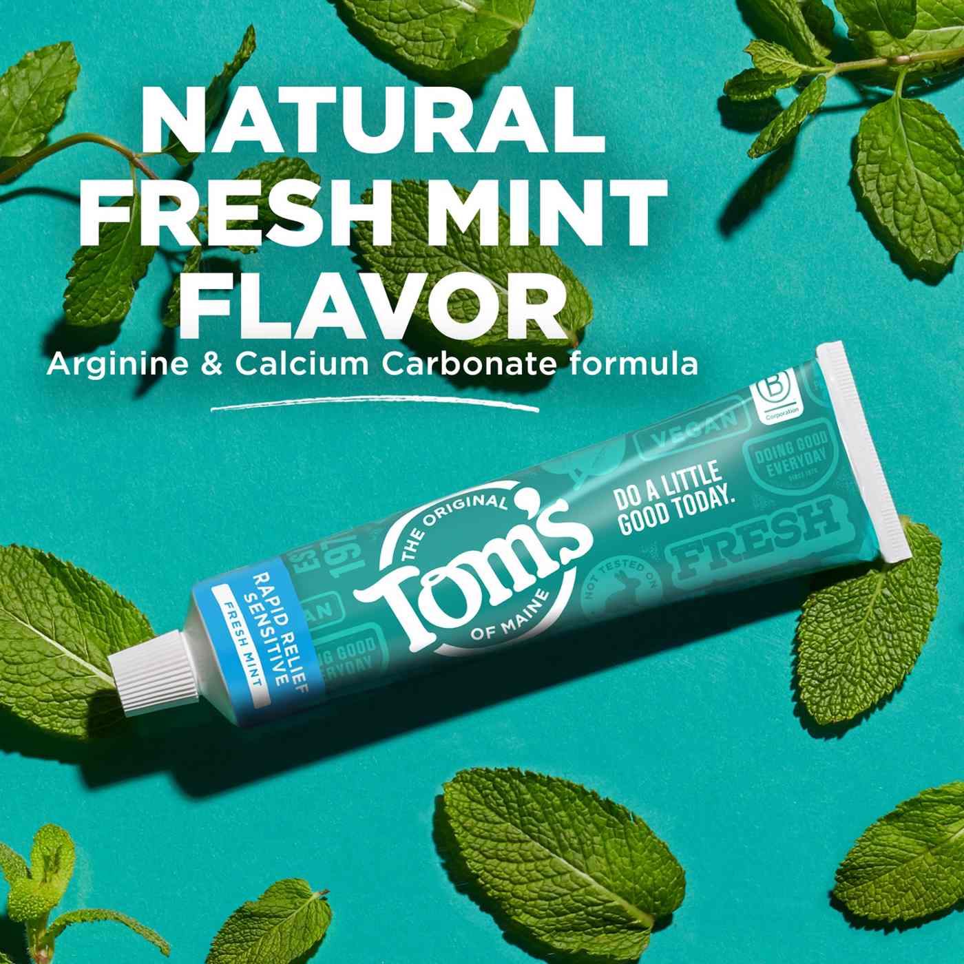 Tom's of Maine Rapid Relief Sensitive Toothpaste - Fresh Mint; image 3 of 8